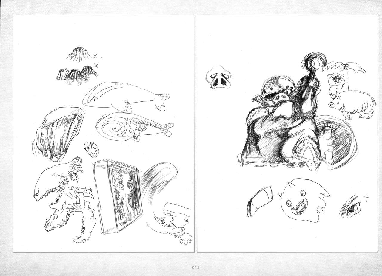 ALICESOFT ORION SCRIBBLES with CROQUIS ULTIMATE EDITION VOL.2 織音計画特別版  ラフ画集 - Page 16