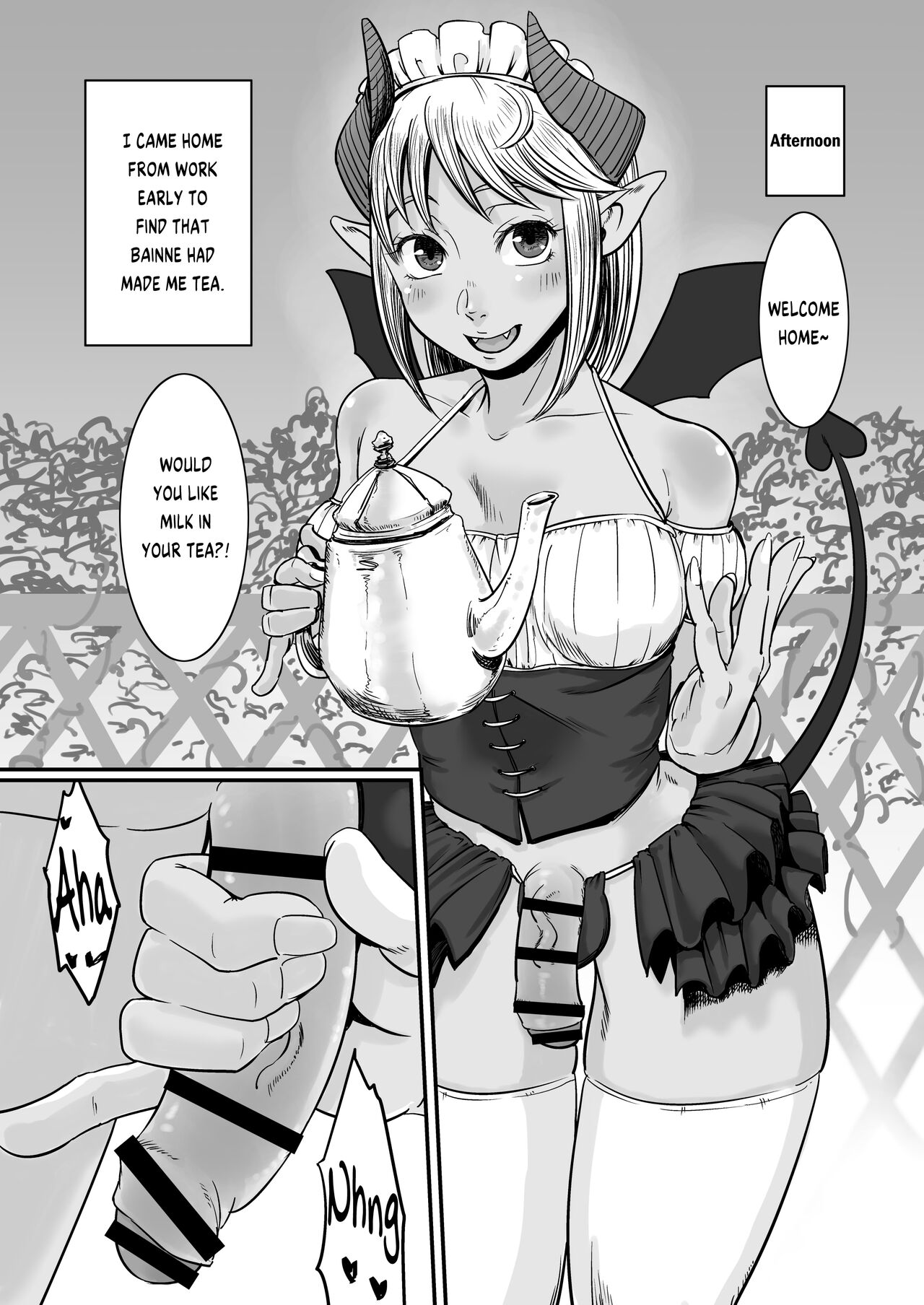 Bainne-chan at home - Page 8