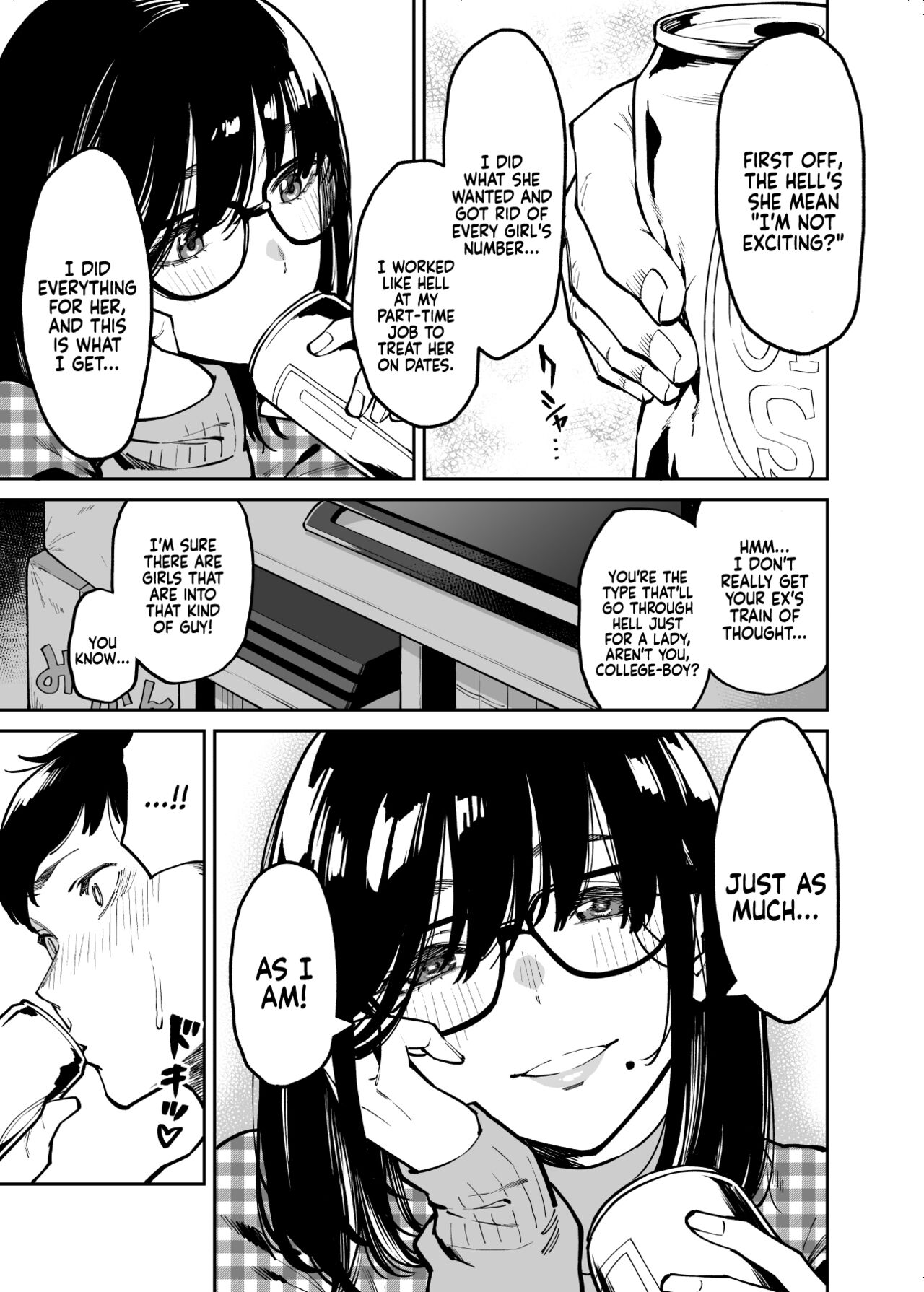 Otonari no Darashina Onee-san ni Nagusamerareru Hanashi | Comforted by the Sloppy Girl Next Door - Page 9
