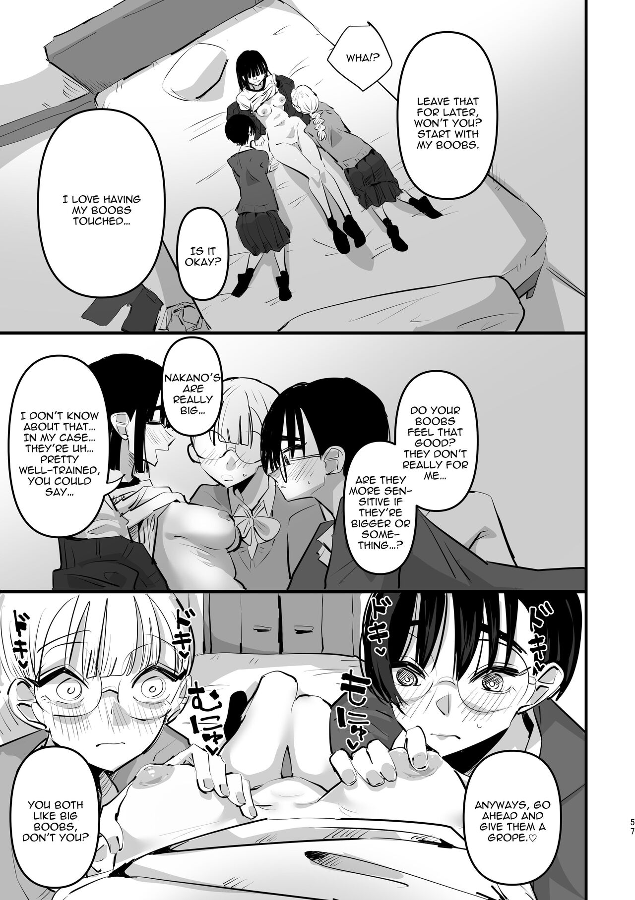 3P Yuri Ecchi Anthology - Page 58