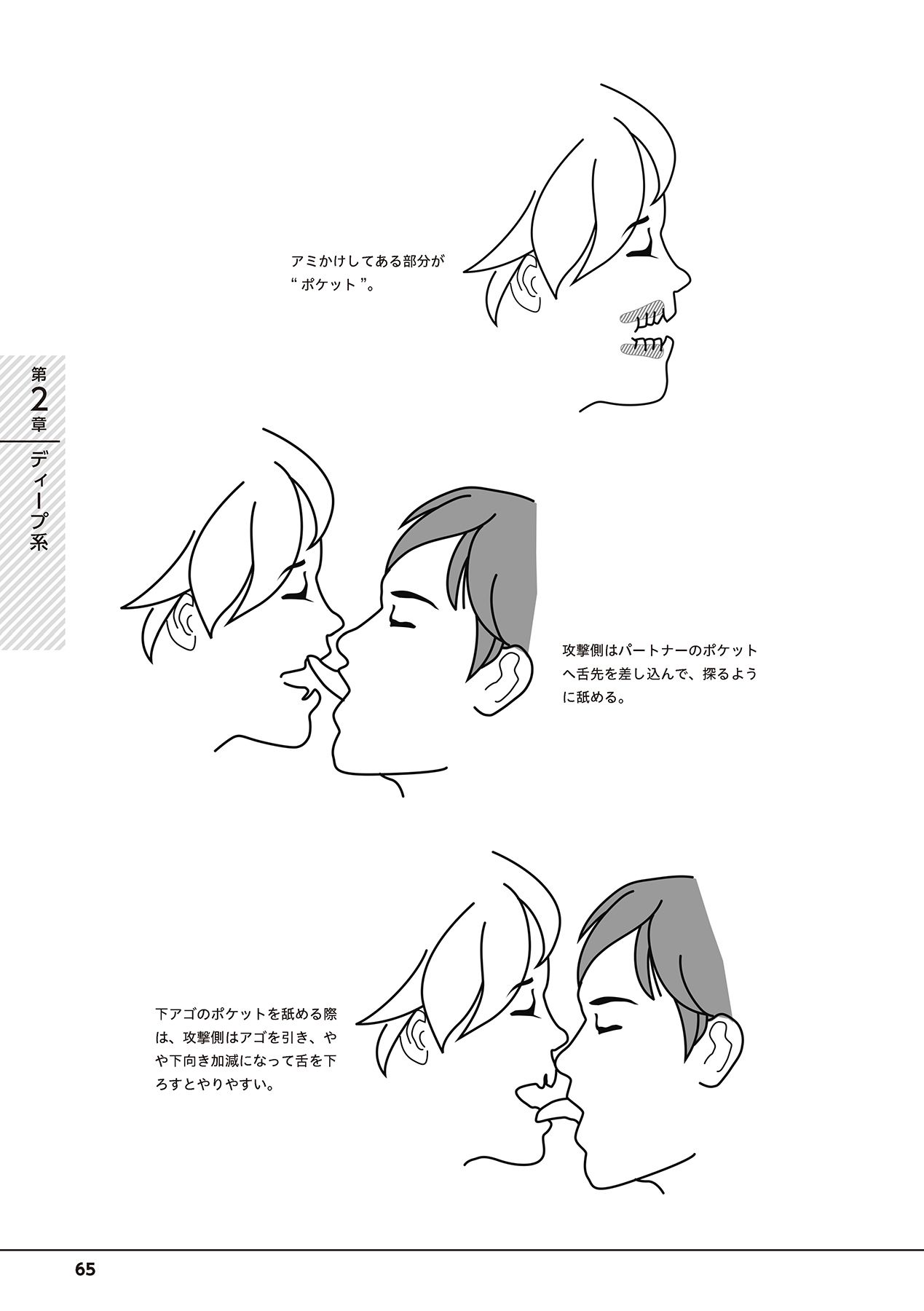 唇と舌の性感開発・キス完全マニュアル イラスト版……とろキス - Page 67
