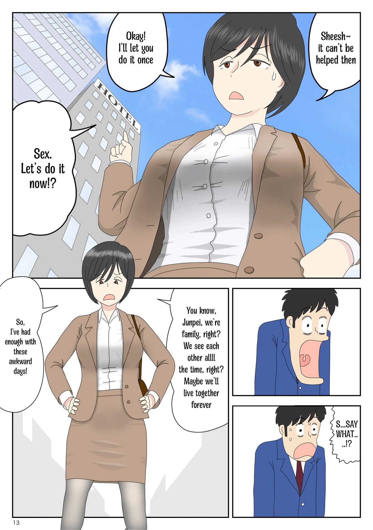 Onaneta Kaa-san | Masturbating to Mom - Page 13