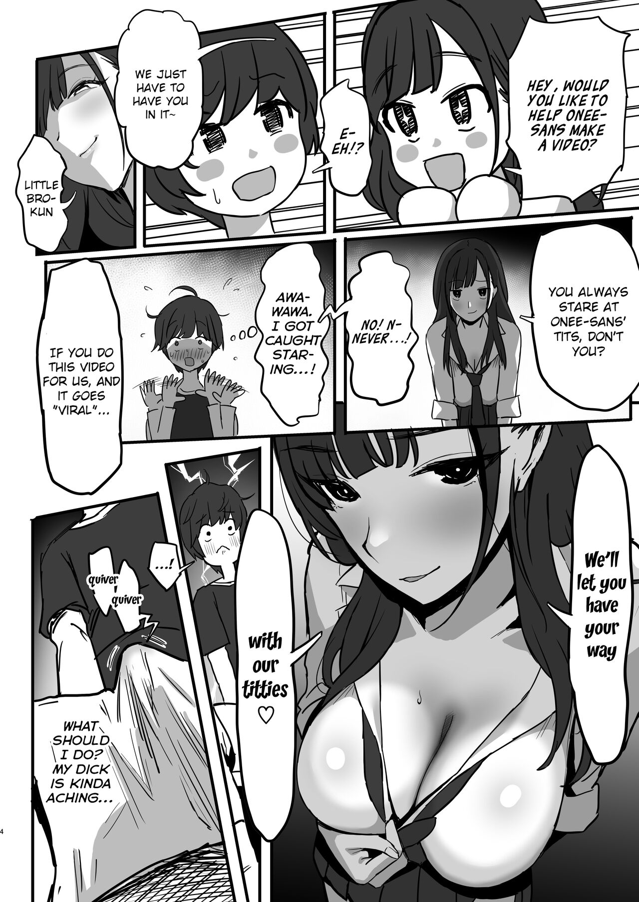 [Purumetal] Onee-chan no Tomodachi no JK Tiktoker ni Takusan Paizuri sareru Hon | The Book where a Kid gets Titfucked a lot by Onee-chan's JK *iktoker Friends. [English] {brolen} - Page 5