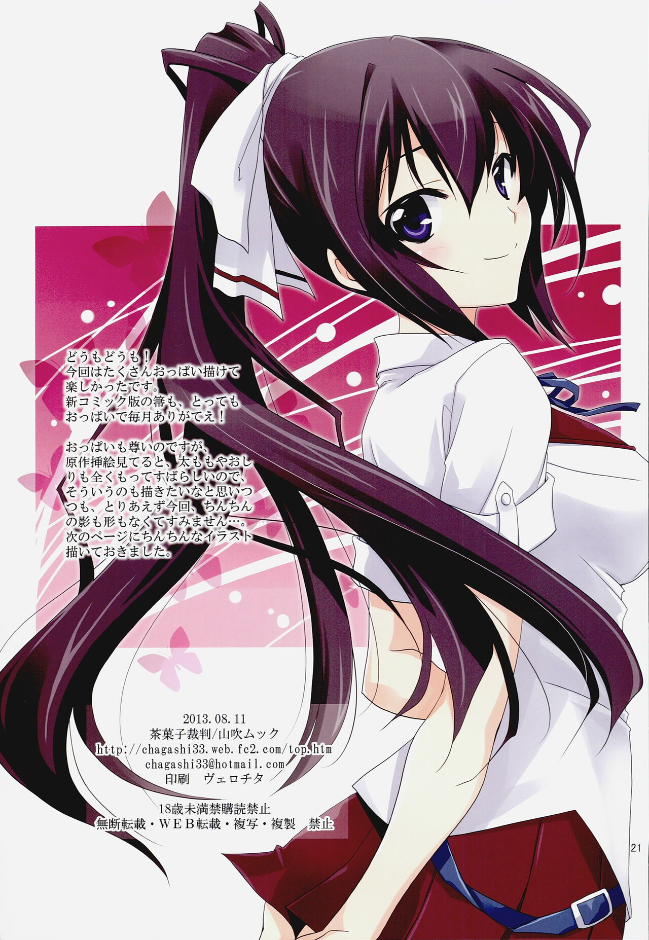 Burst Up! Infinite Stratos FAN BOOK - Page 21
