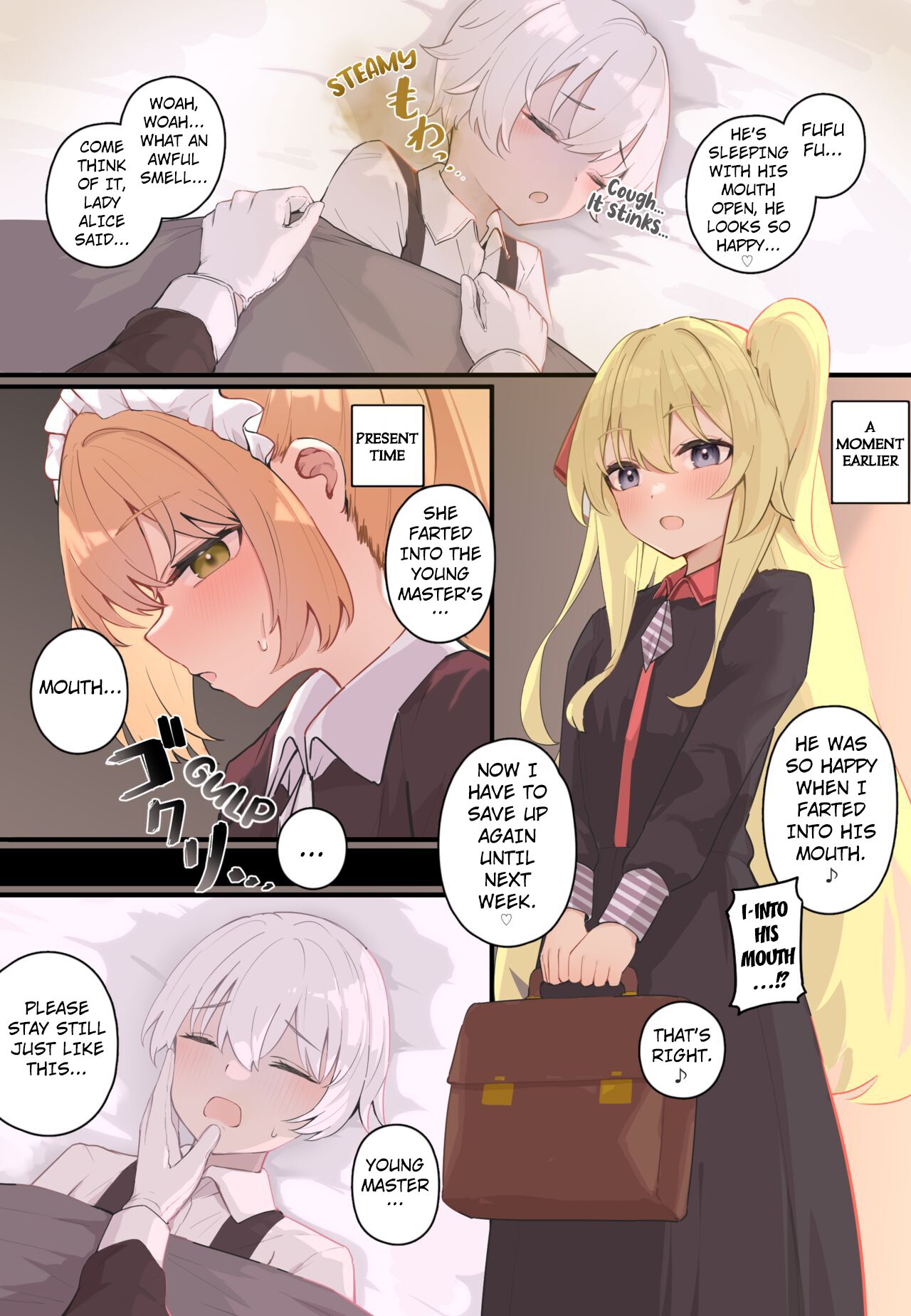 Onara Manga - Maid to Bocchama Part 2 - Page 13