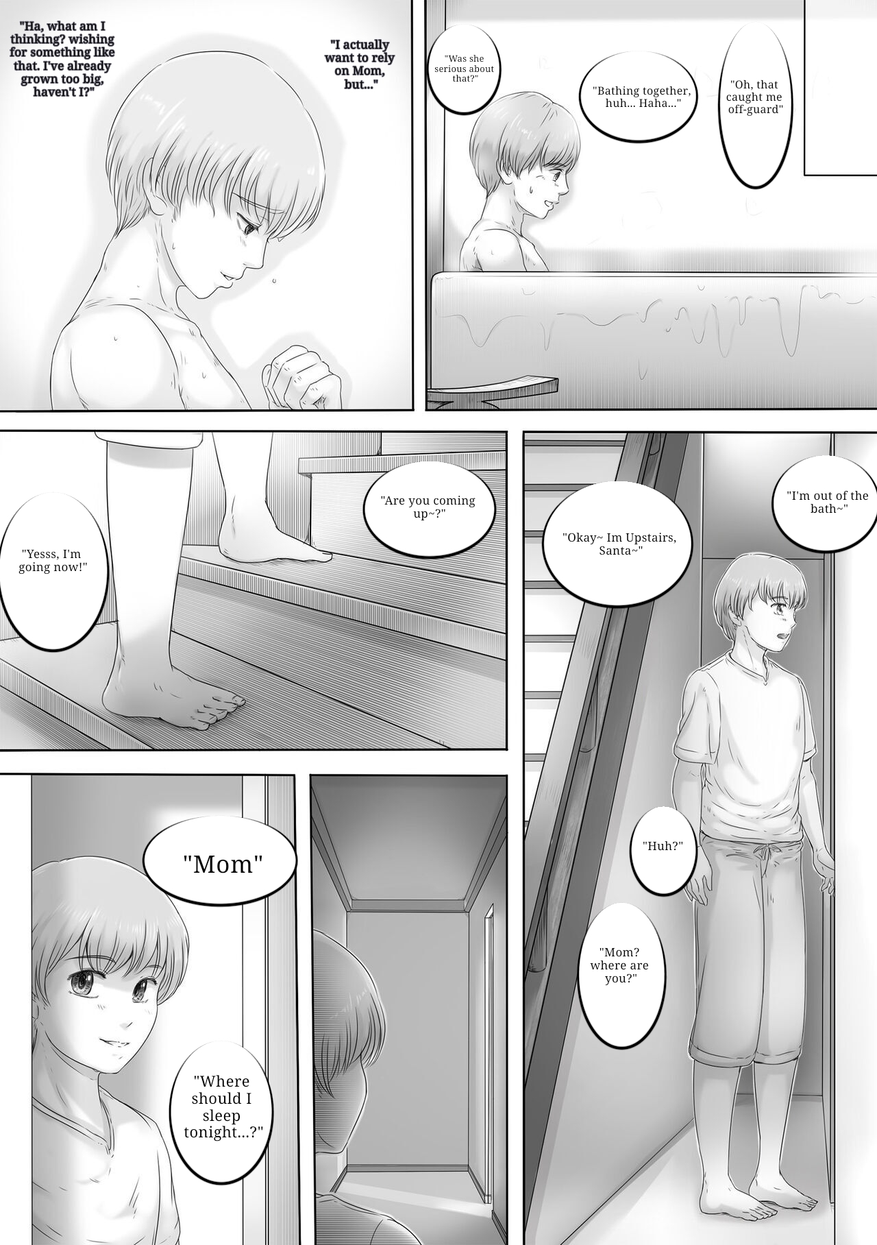 Okaa-san wa Soko ni Iru | Mom is here - Page 10