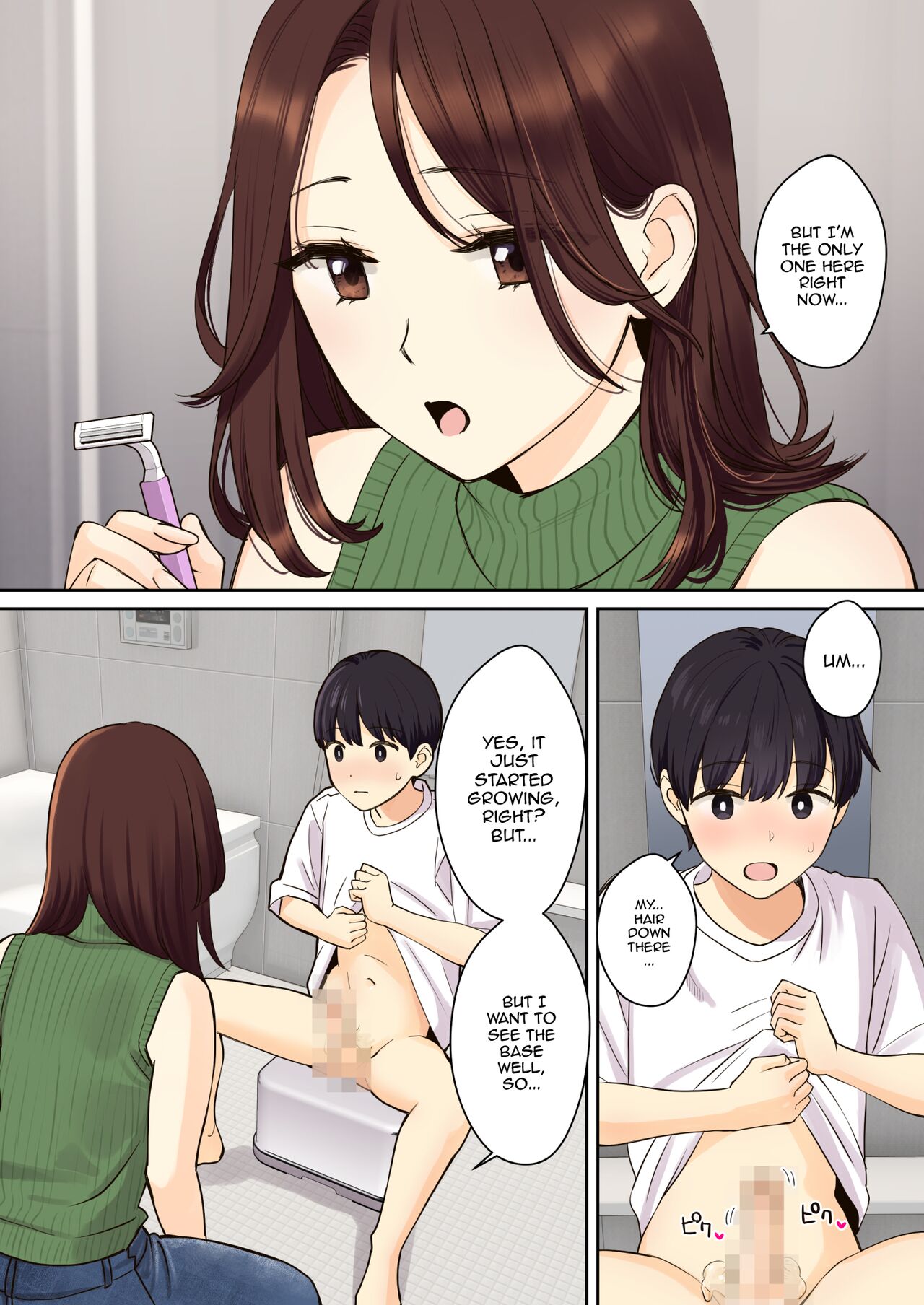 [Oshima Aki] Kanojo no Okaa-san ni Doutei o Ubawareru Hanashi 2 | A Story About a Boy Getting His Virginity Stolen by His (Girl) Friend's Mom 2 [English] {Doujins.com} - Page 6