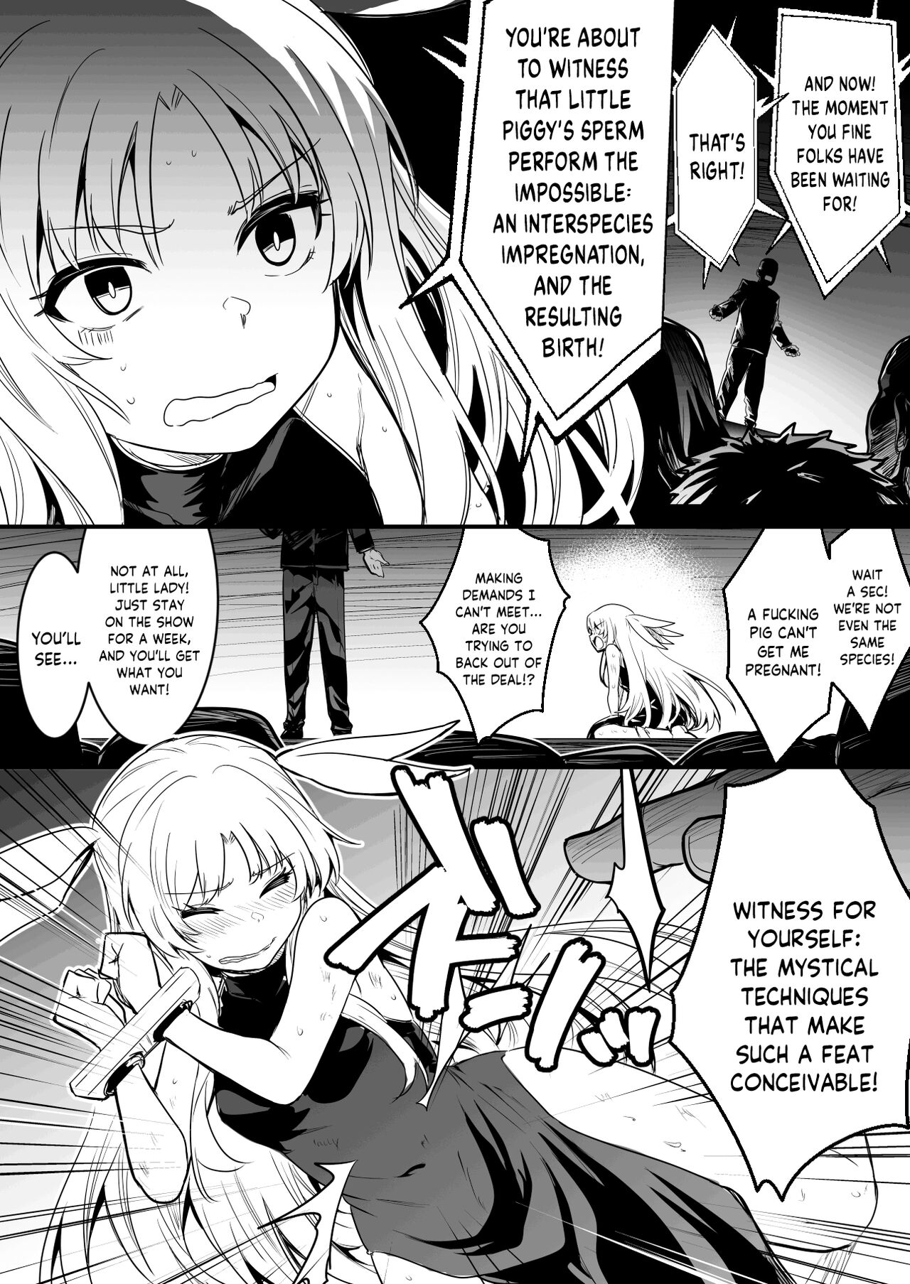 Page 3 of Katagawari o Katte Ishukan Haramase Shussan Show ni Dasarechau Uranaishi-chan