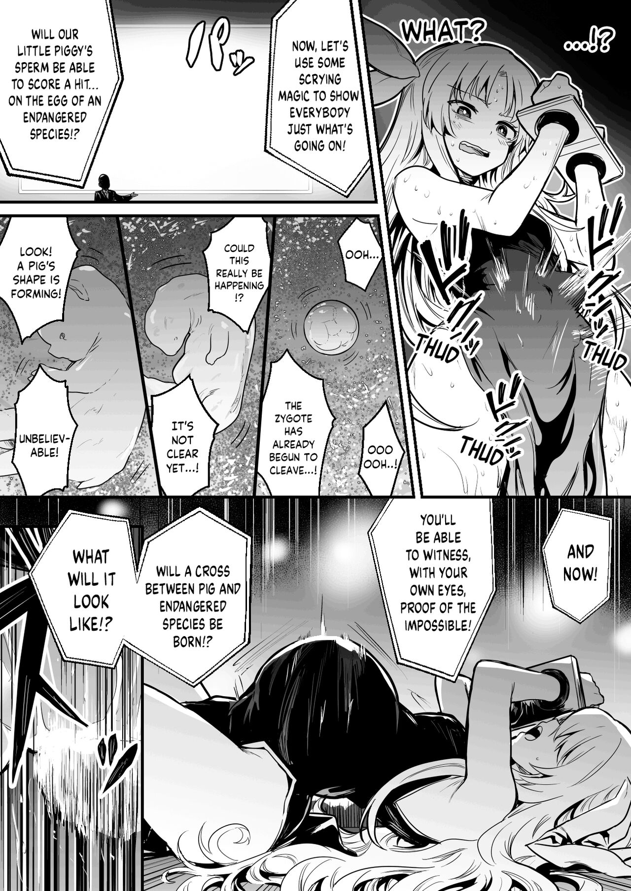 Page 4 of Katagawari o Katte Ishukan Haramase Shussan Show ni Dasarechau Uranaishi-chan