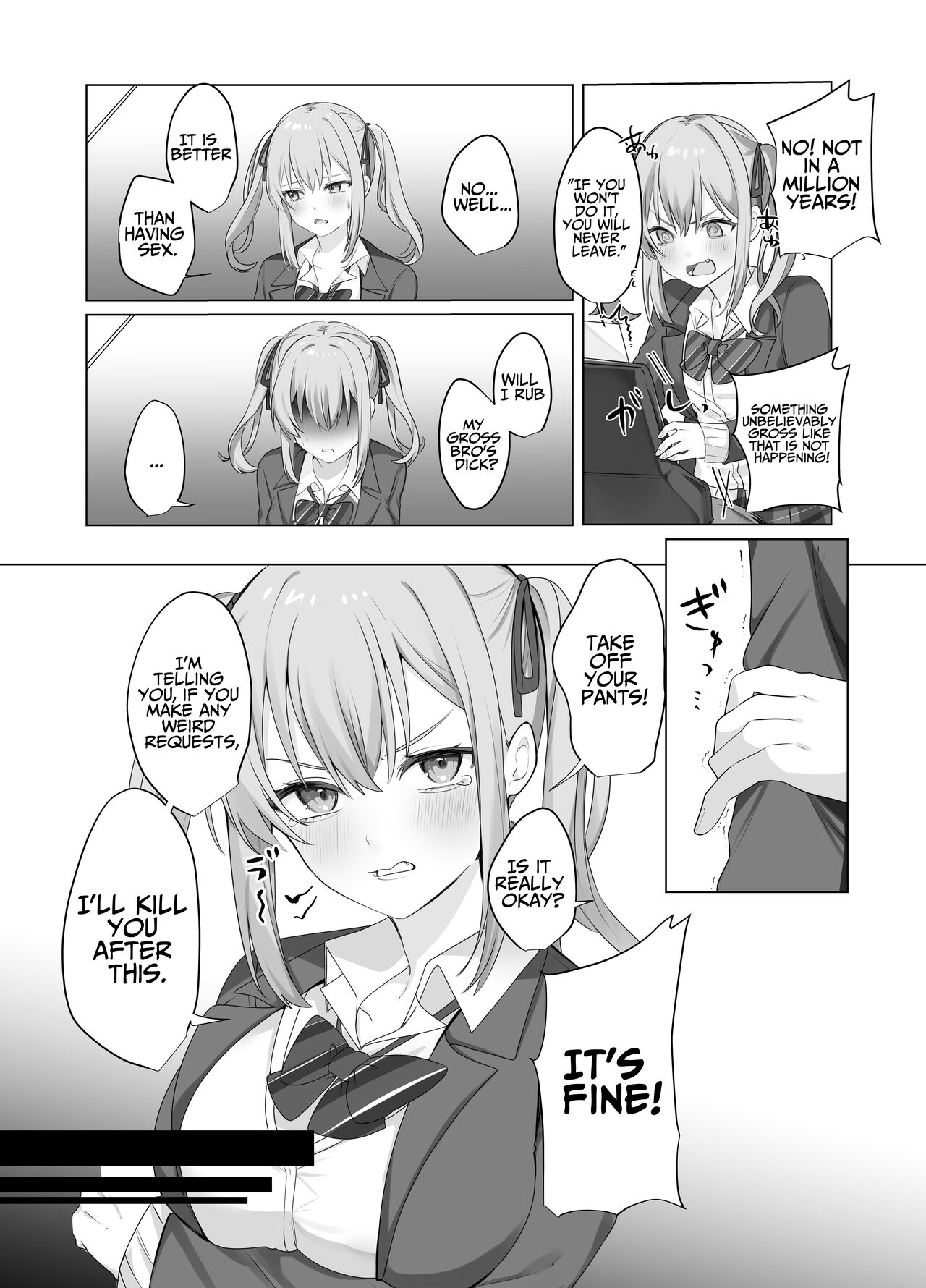 Sex Shinai to Derarenai Heya ni Naka no Warui Imouto to Tojikomerareru | Trapped in a Sex-locked Room with your Bitchy Little Sister - Page 8
