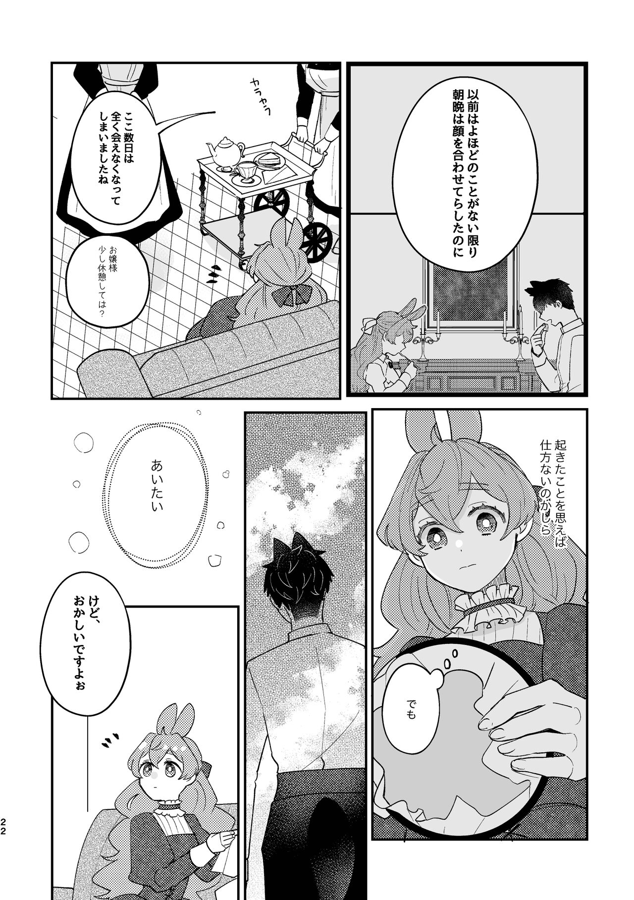 Usagi Reijou to Ookami Reisoku - Page 22