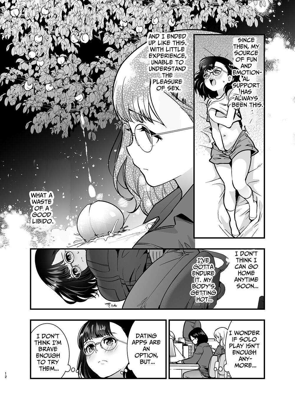 [Jewelry Box (Tamaki Nao)] Seiyoku o Moteamasu Jimi de Nekura na Watashi ga Gatenkei Joushi ni Taberareru 3-kakan | Gloomy Normie with Pent-up Lust gets Devoured by her Blue-collar Boss for THREE DAYS [English] [Iyarashii Josei] - Page 12