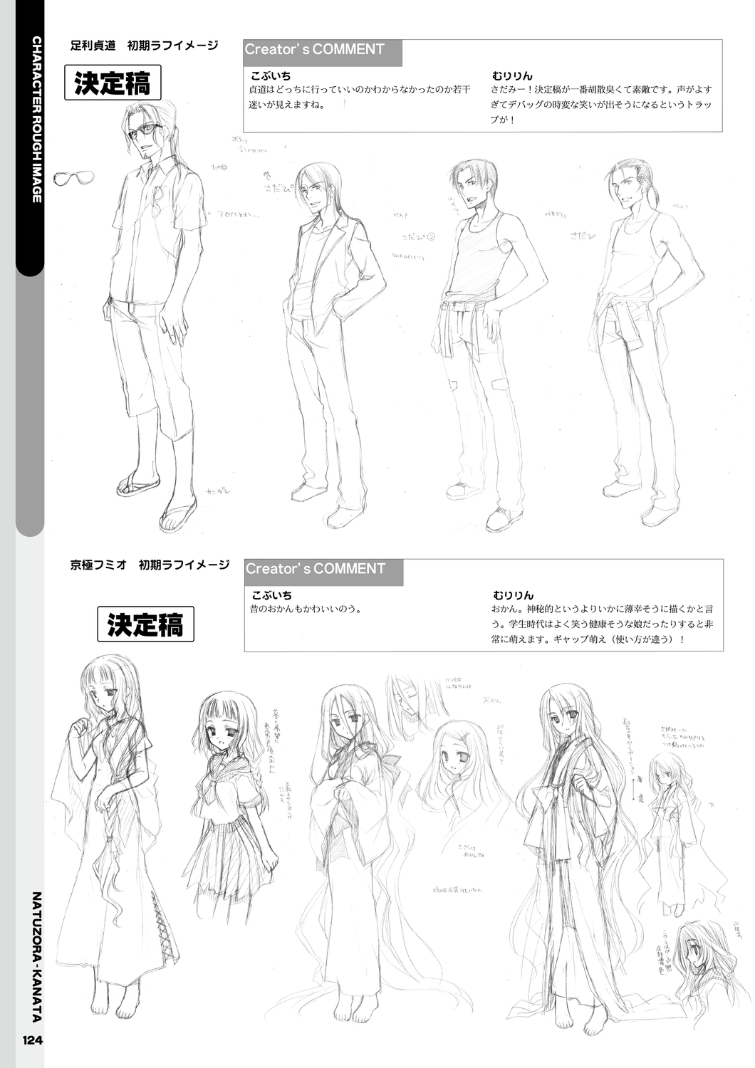 Natsuzora Kanata Official Visual Fan Book - Page 126