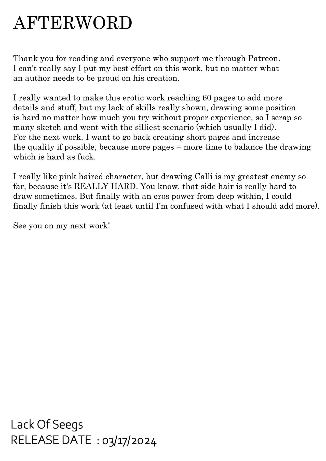 Lack of Seegs - Page 41