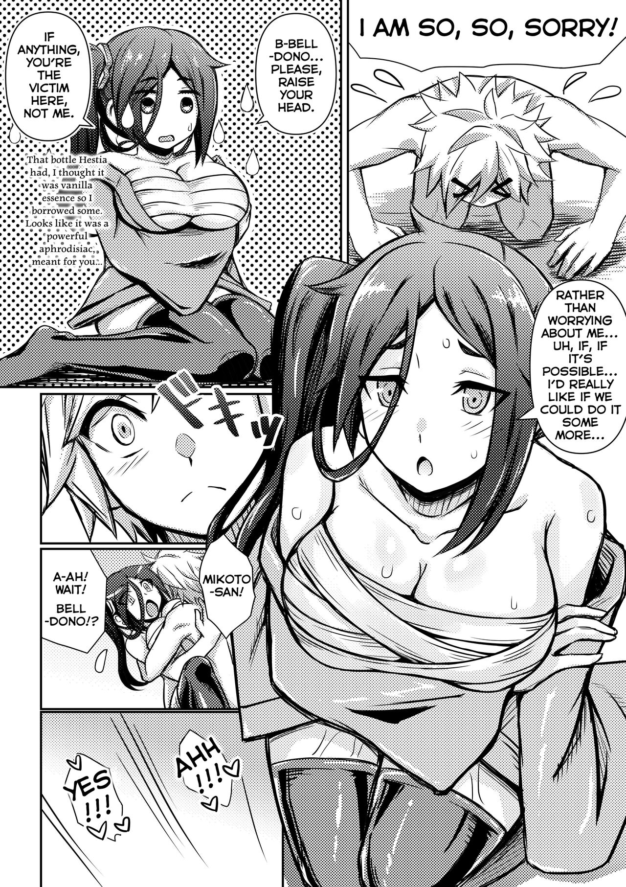 Yamato Mikoto, Bousou shita Bell-kun ni Osowareru | Mikoto Has Sex With An Out Of Control Bell - Page 10