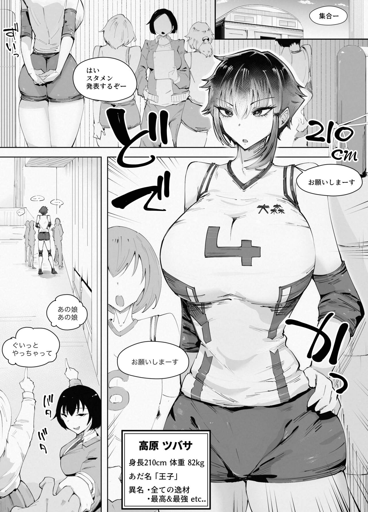 [blue soda] 250cm no Ryuugakusei ga Futo Shita Itazura de 200cm Goe no Ouji-sama-kei Joshi o Ukkari Mesu Ochi Sasete Shimai Ato wa Mou Omoikkiri Chouhatsu Sarete Chouhatsu Sarete Chouhatsu Sarete - Page 3
