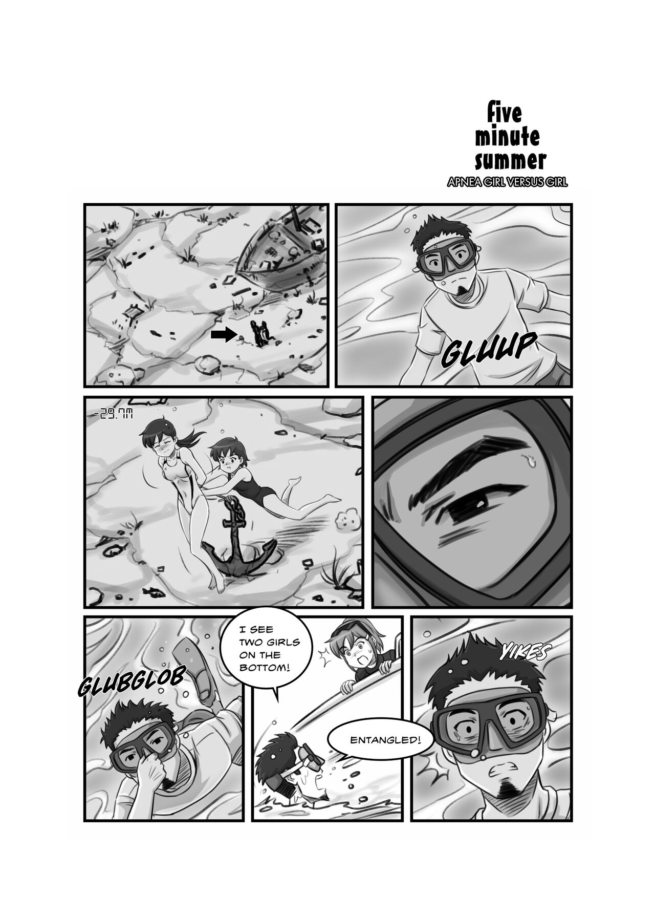 Apnea Girl Versus Girl - Page 26