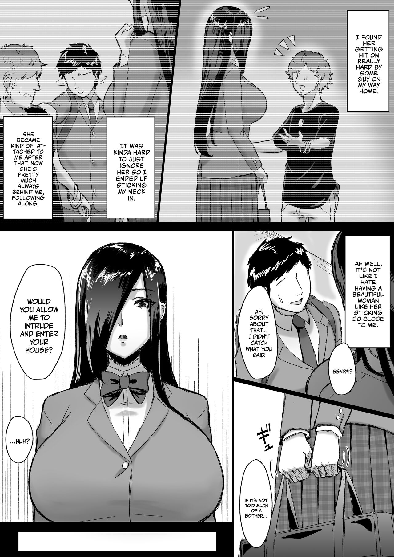 Choushin Cool-kei Kouhai ni Seiteki ni Semarareru Hanashi | Pressed For Sex By My Tall Aloof Kouhai - Page 4