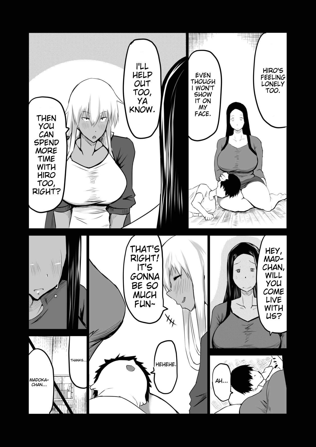 Tomodachi ga Boku no Oba to Mama de Gachinuki-1280x - Page 7