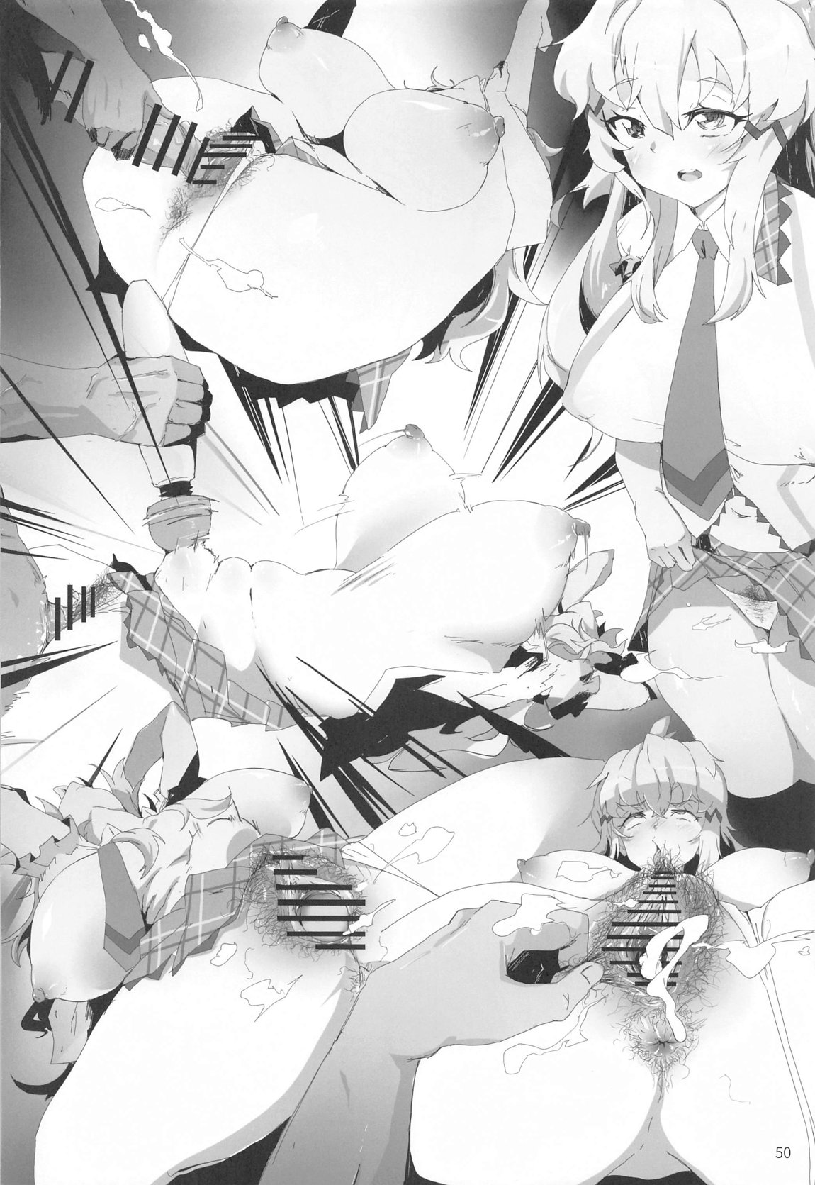 Youran no Hibiki - home port for all page 51 featuring hibiki tachibana senki zesshou symphogear parody - big breasts huge breasts hentai manga - read online free