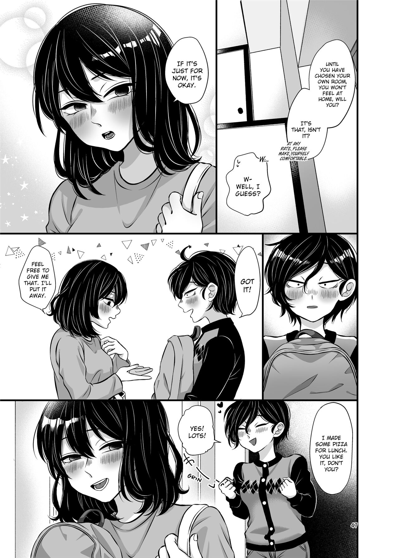 Senpai and Kohai page 47 original parody - kissing females only hentai manga - read online free