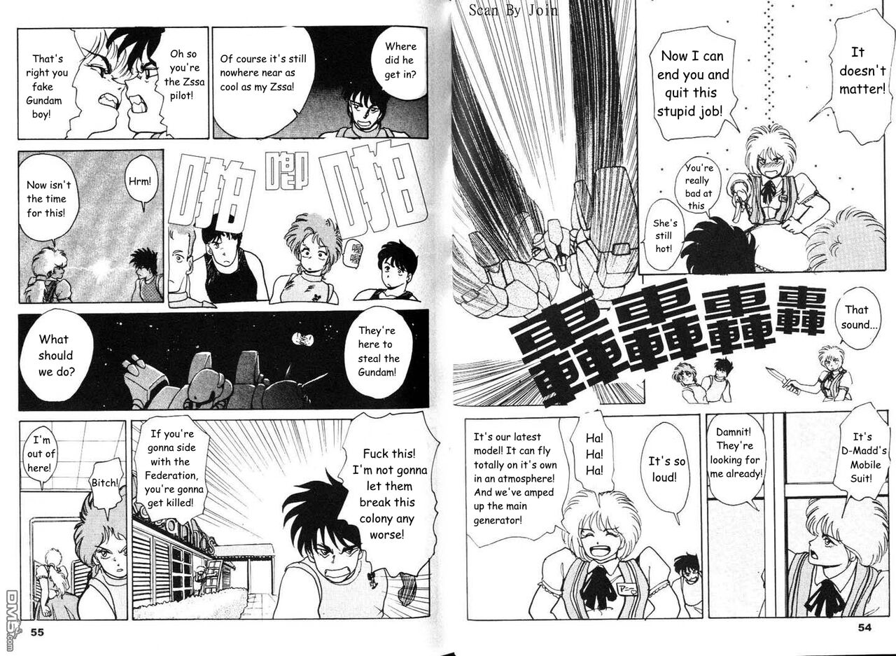 Under The Gundam Double Fake page 29 gundam parody - rough translation hentai manga - read online free