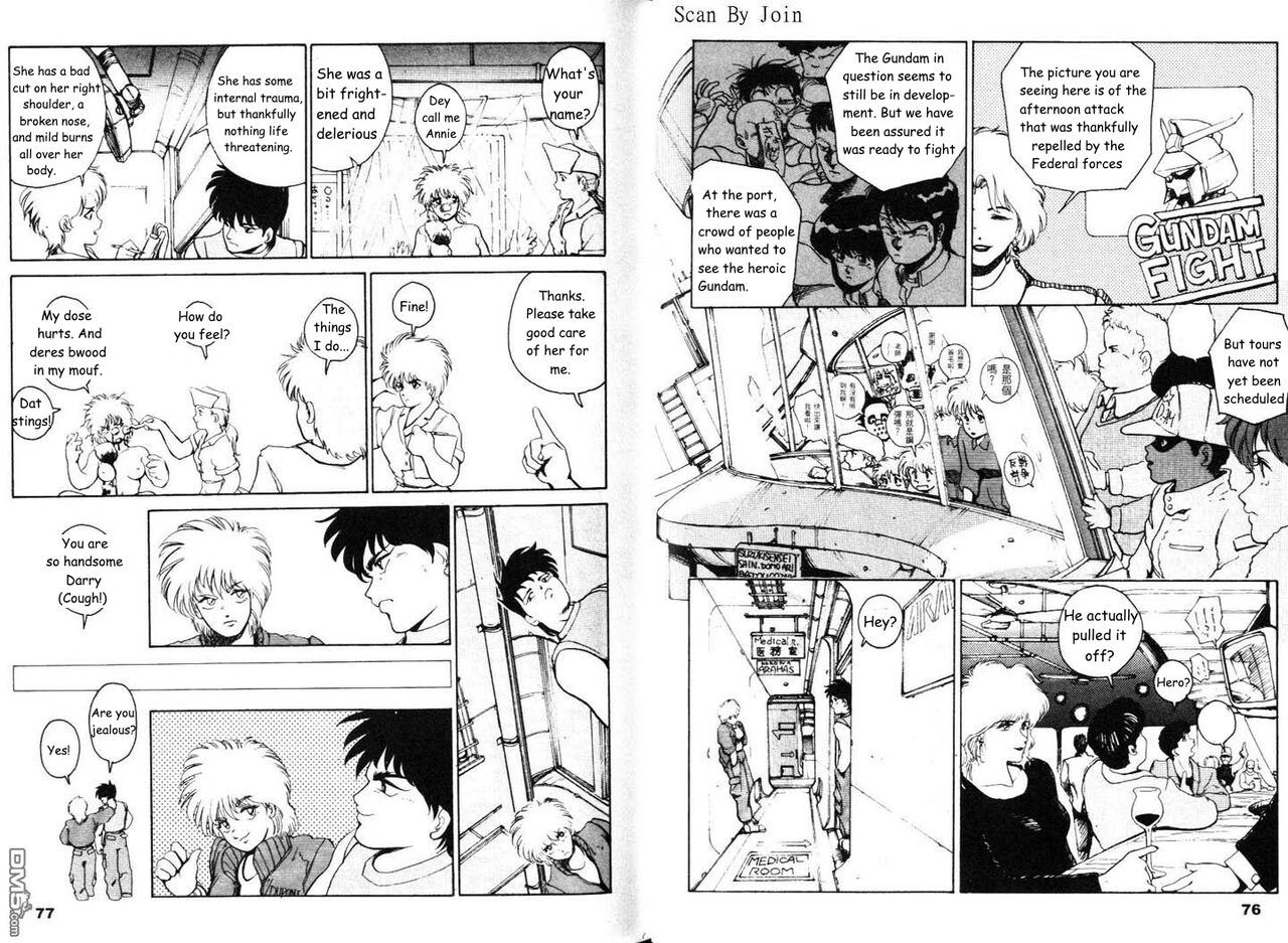 Under The Gundam Double Fake page 40 gundam parody - rough translation hentai manga - read online free