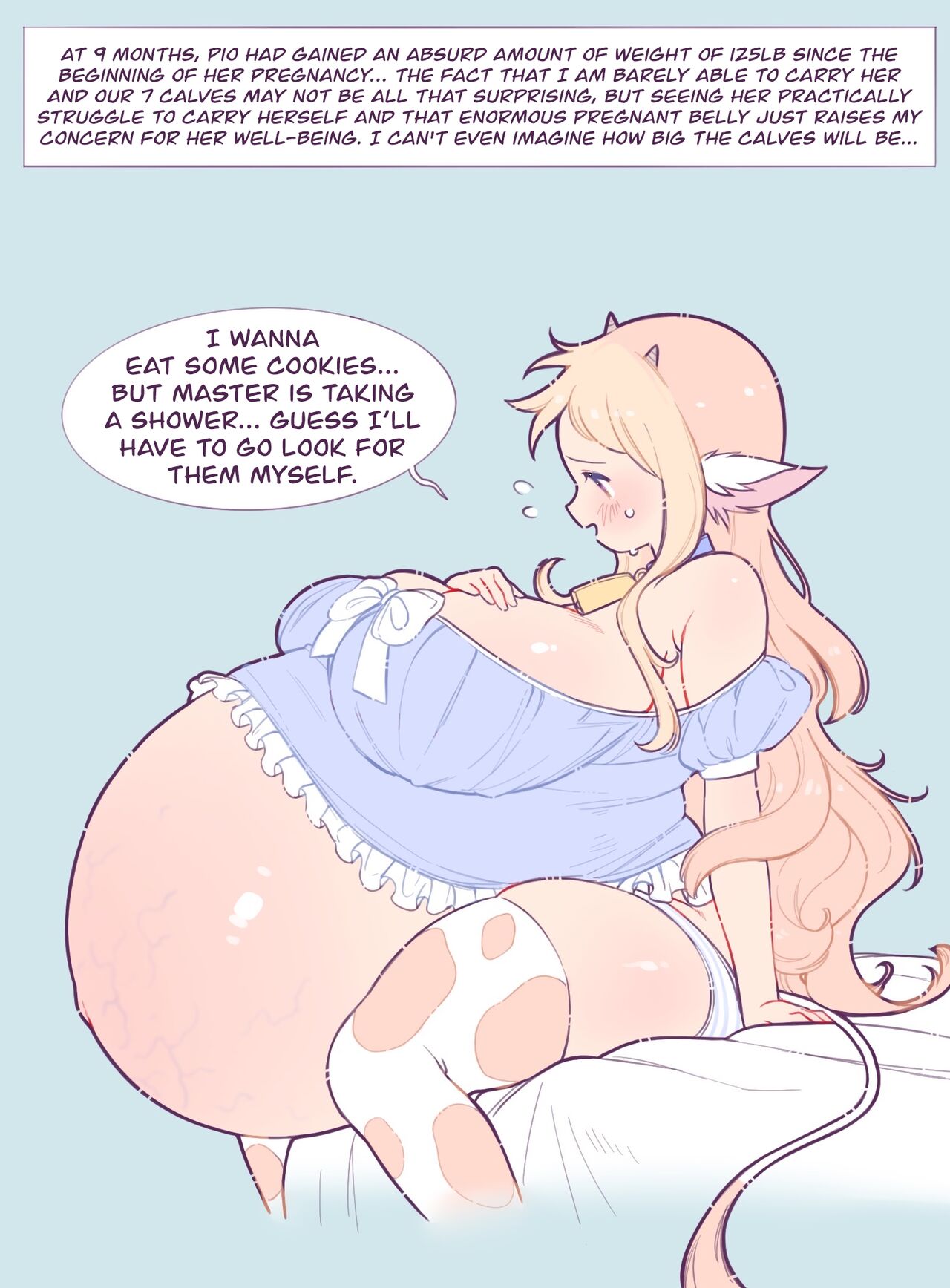 Adopting a Cow page 21 original parody - big breasts pregnant hentai manga - read online free