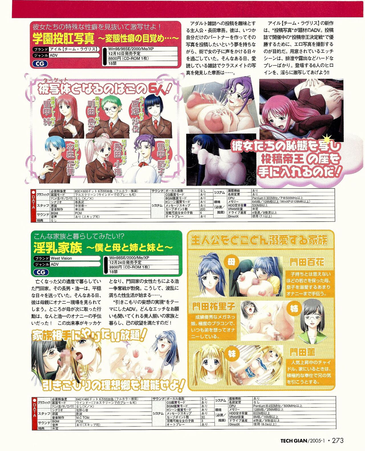 TECH GIAN 2005-01 page 256 - anthology hentai manga - read online free