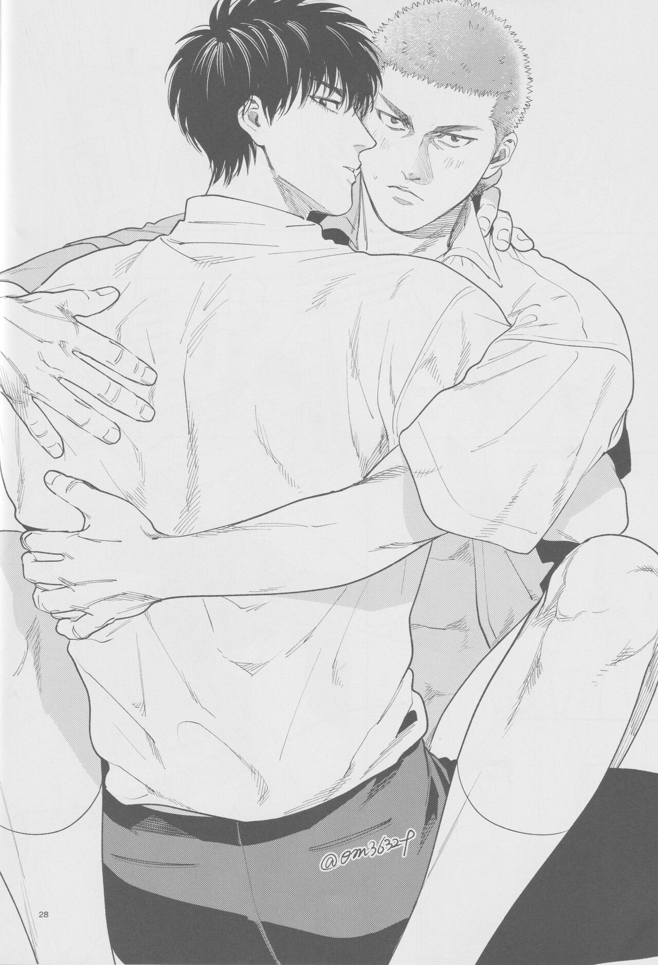 Girali page 27 featuring hanamichi sakuragi slam dunk parody - group ahegao hentai manga - read online free