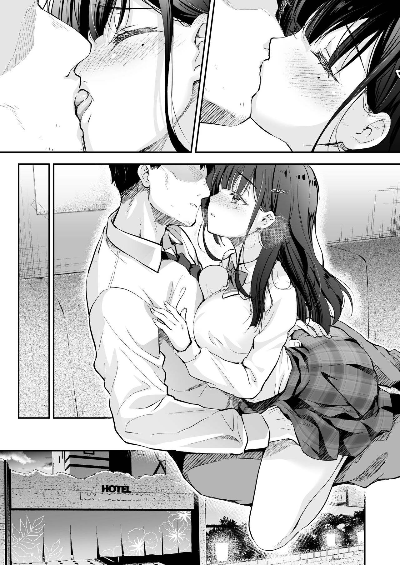 [Kaiyuu Kikaku (Suzui Narumi)] Best Match Kanojo -Seiso JK to Oji-san ga Appli de Deatte Amaama Ecchi- - Best Matching Girlfriend [Digital] page 105 original parody - big breasts schoolgirl uniform hentai manga - read online free