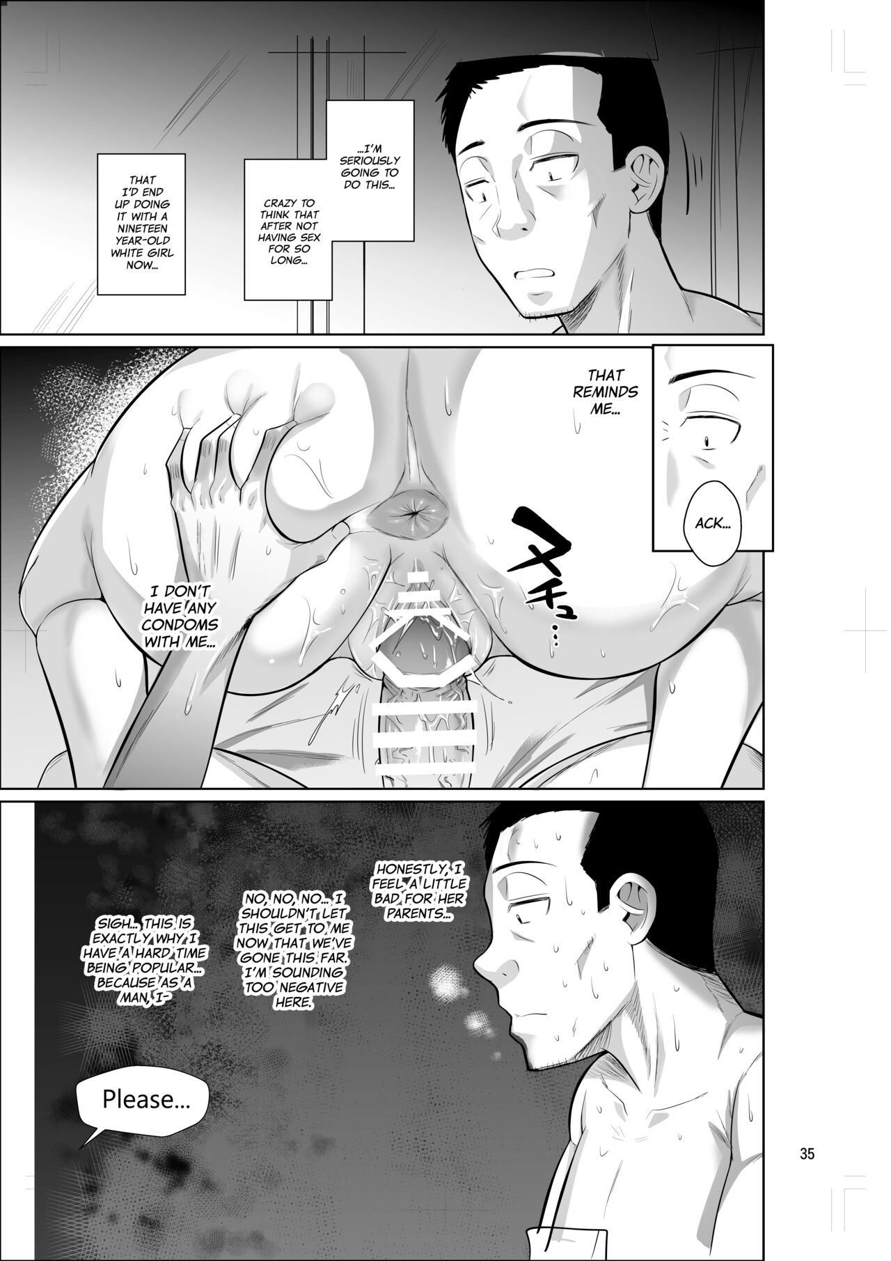 Ryuugakuseiryou no Oshigoto | Lands a Job at a Foreign Student Dorm page 36 original parody - kissing big breasts hentai manga - read online free