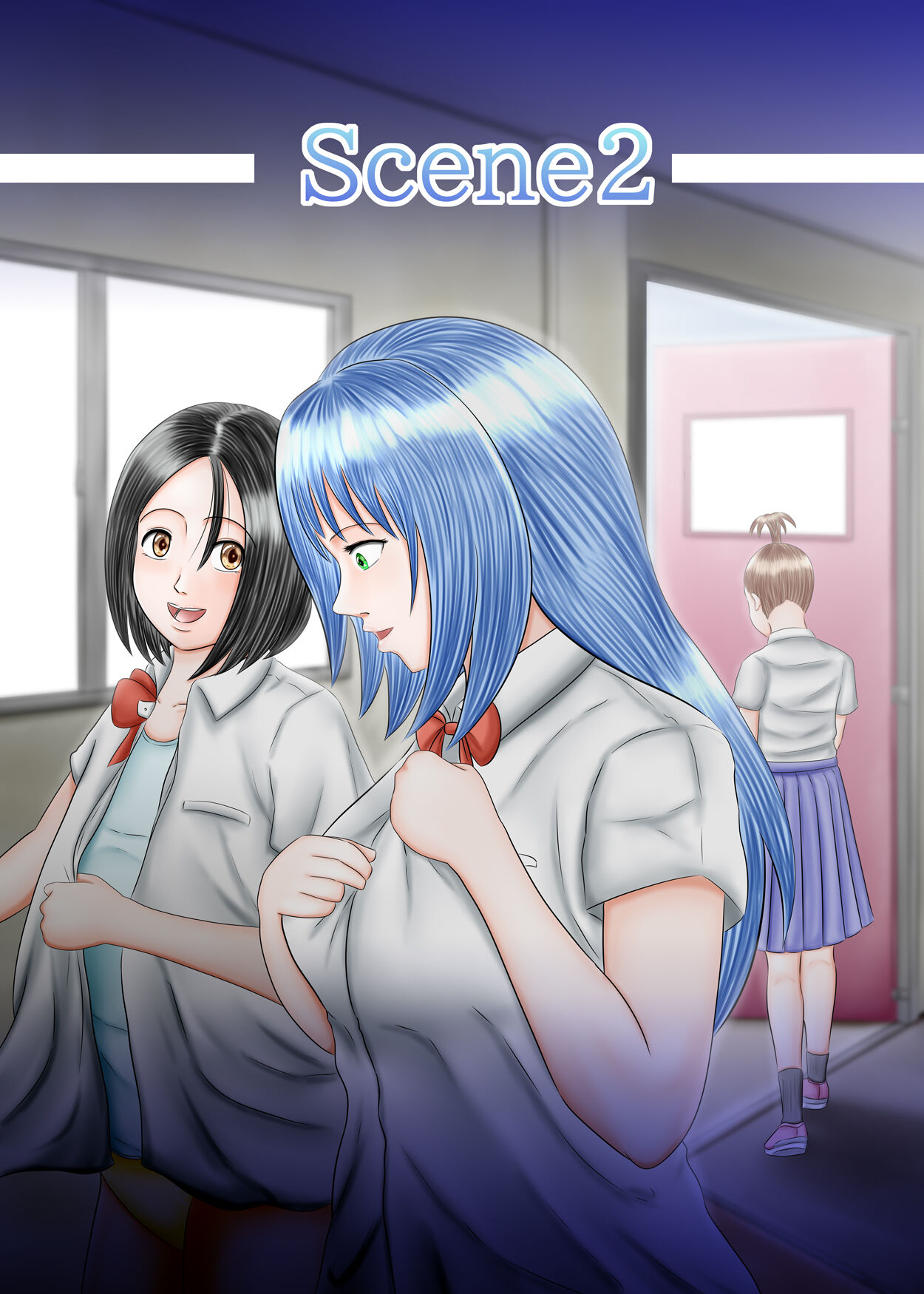 Nagasare Ashi Fetish Play 1 page 28 original parody - schoolgirl uniform full color hentai manga - read online free