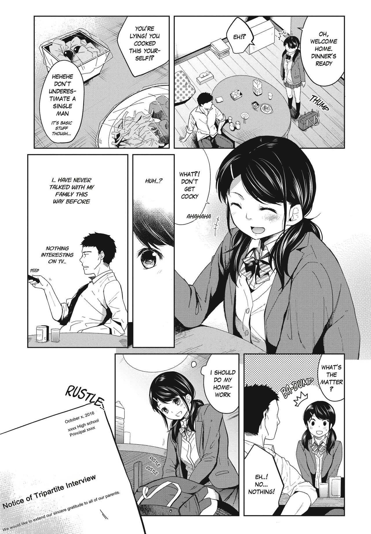 1 Room Apartment + Highschool Girl Suddenly Living Together? Close Contact!? First Sex!!? Ch.1-4 page 30 - uncensored masturbation hentai manga - read online free