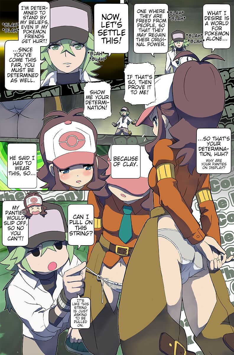 Pokemon Black & White Adventure page 19 featuring skyla pokemon parody - bikini exhibitionism hentai manga - read online free