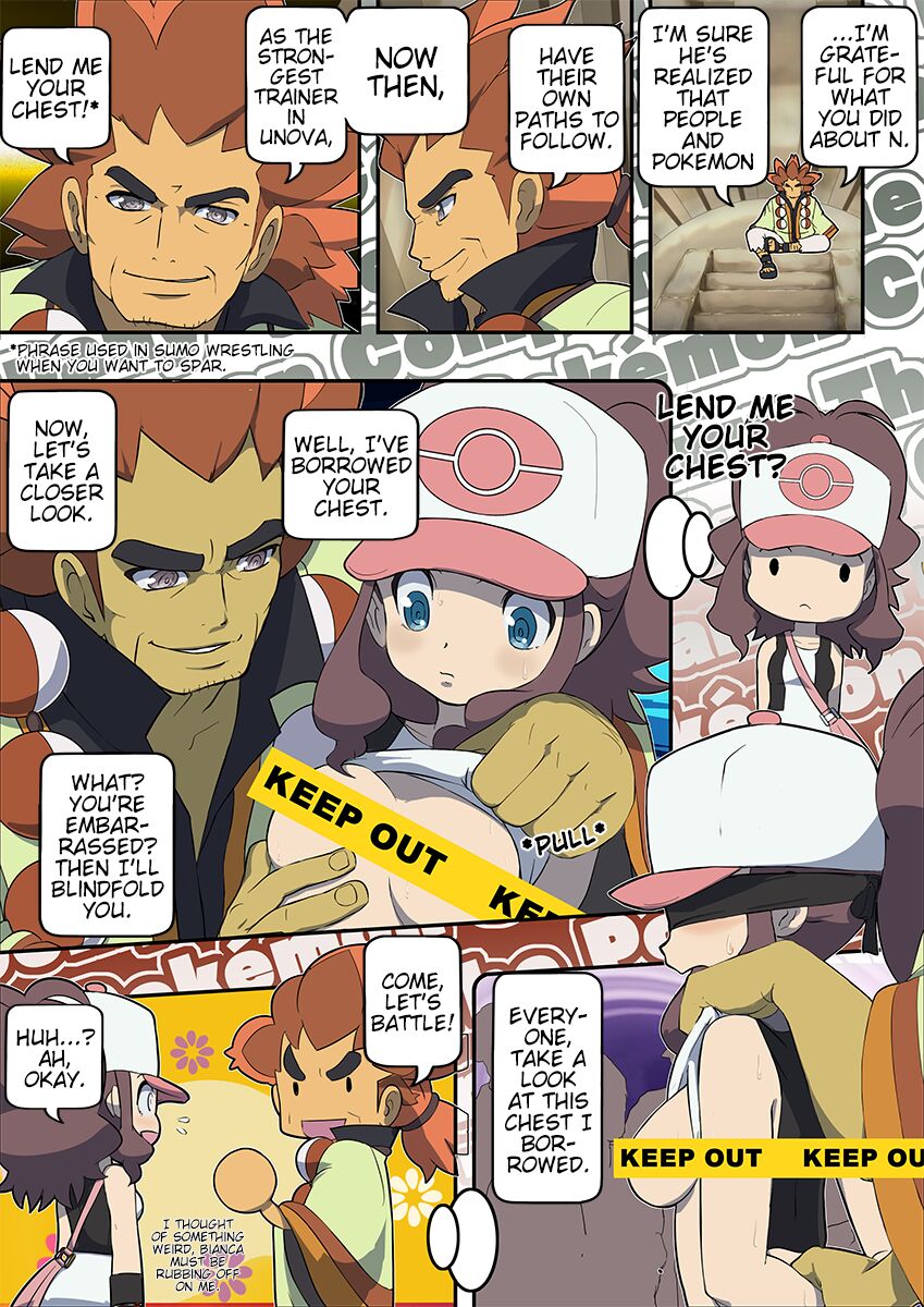 Pokemon Black & White Adventure page 36 featuring skyla pokemon parody - bikini exhibitionism hentai manga - read online free