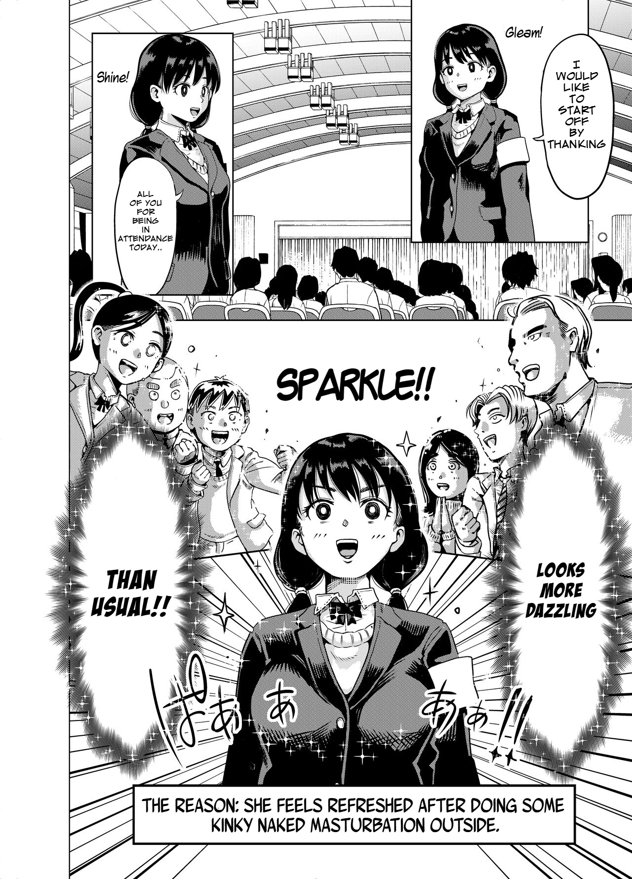 Kaichou yo Kaichou tare!! | The Student Council President is a Perverted Bitch!! page 19 original parody - masturbation schoolgirl uniform hentai manga - read online free