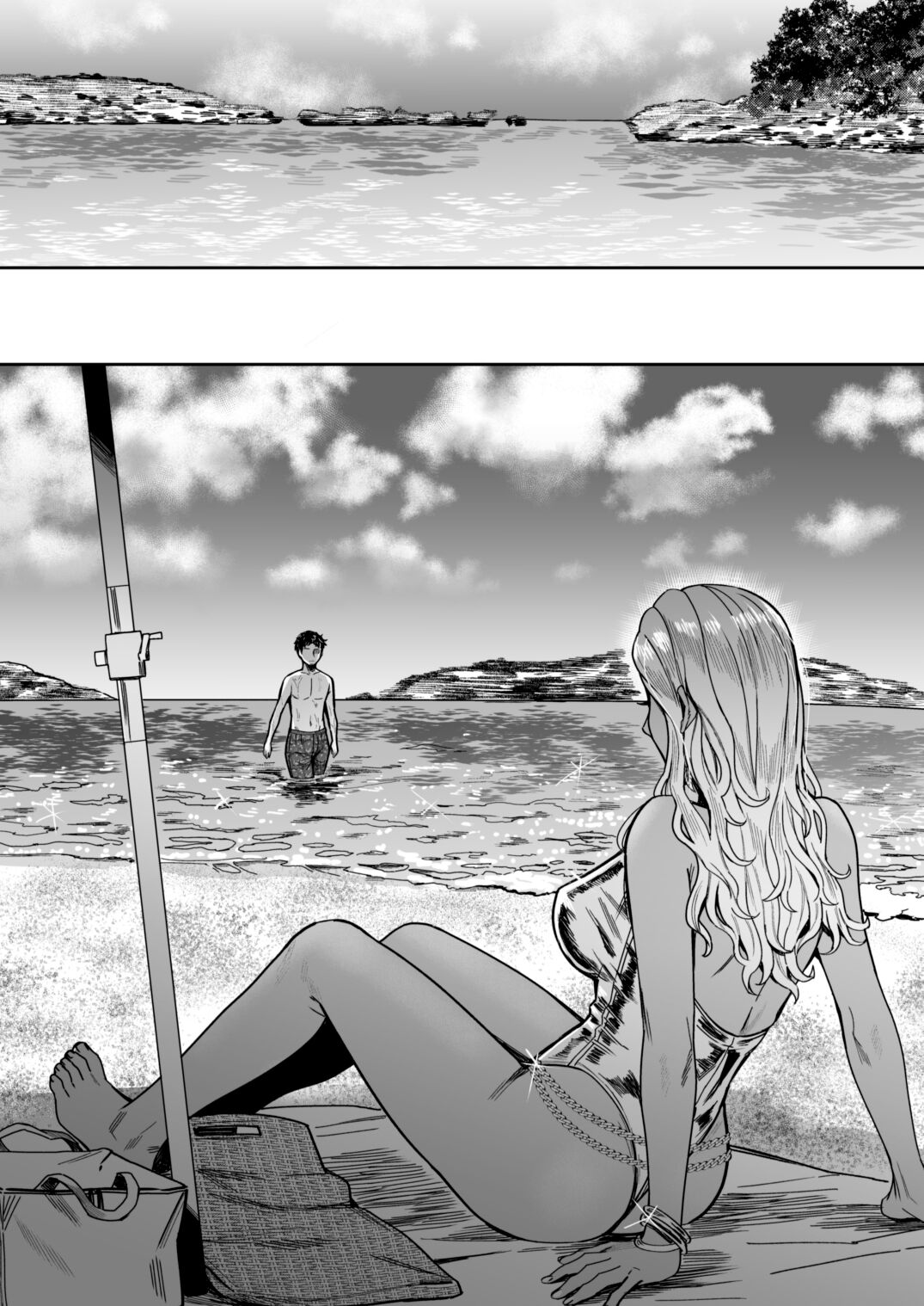 Ally-san wa doko demo ikitai!! page 34 original parody - big breasts swimsuit hentai manga - read online free