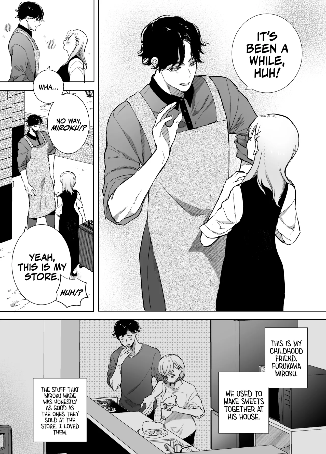 Page 4 of [Sorairo Biyori (Hoshiroma)] Joukyou Shippai shite Jimoto ni Modottara Osananajimi ga mattemashita。 [English] [A Cool Person] [Digital]