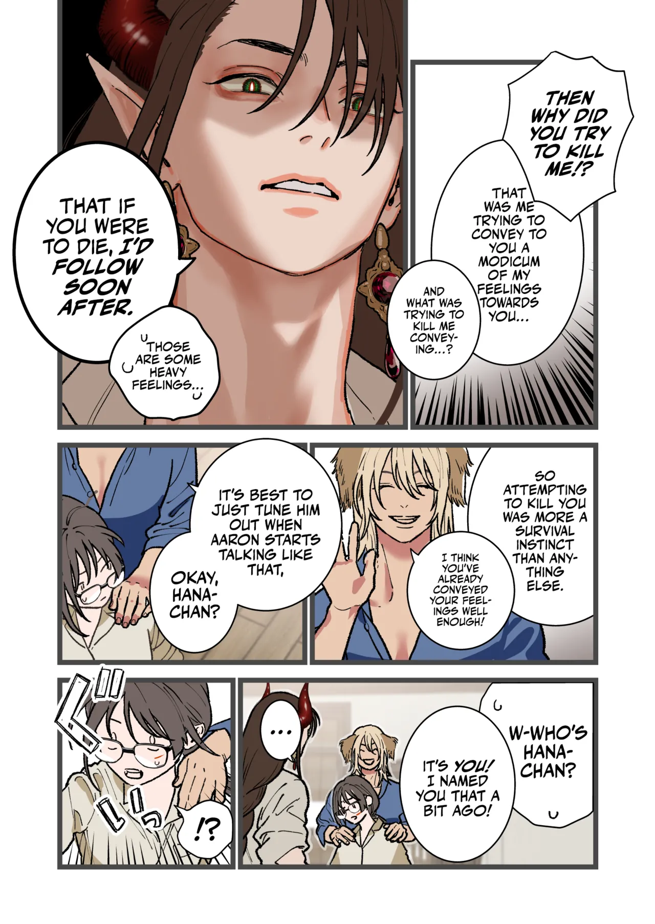 Juujin sekai de Watashi ha Pet page 38 original parody - big breasts mmf threesome hentai manga - read online free