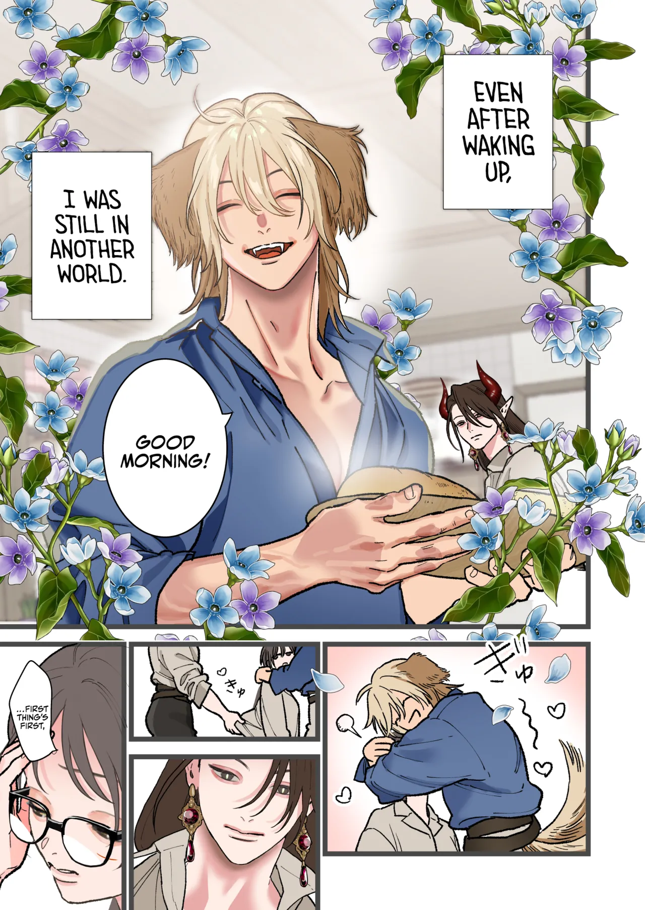 Juujin sekai de Watashi ha Pet page 61 original parody - big breasts mmf threesome hentai manga - read online free