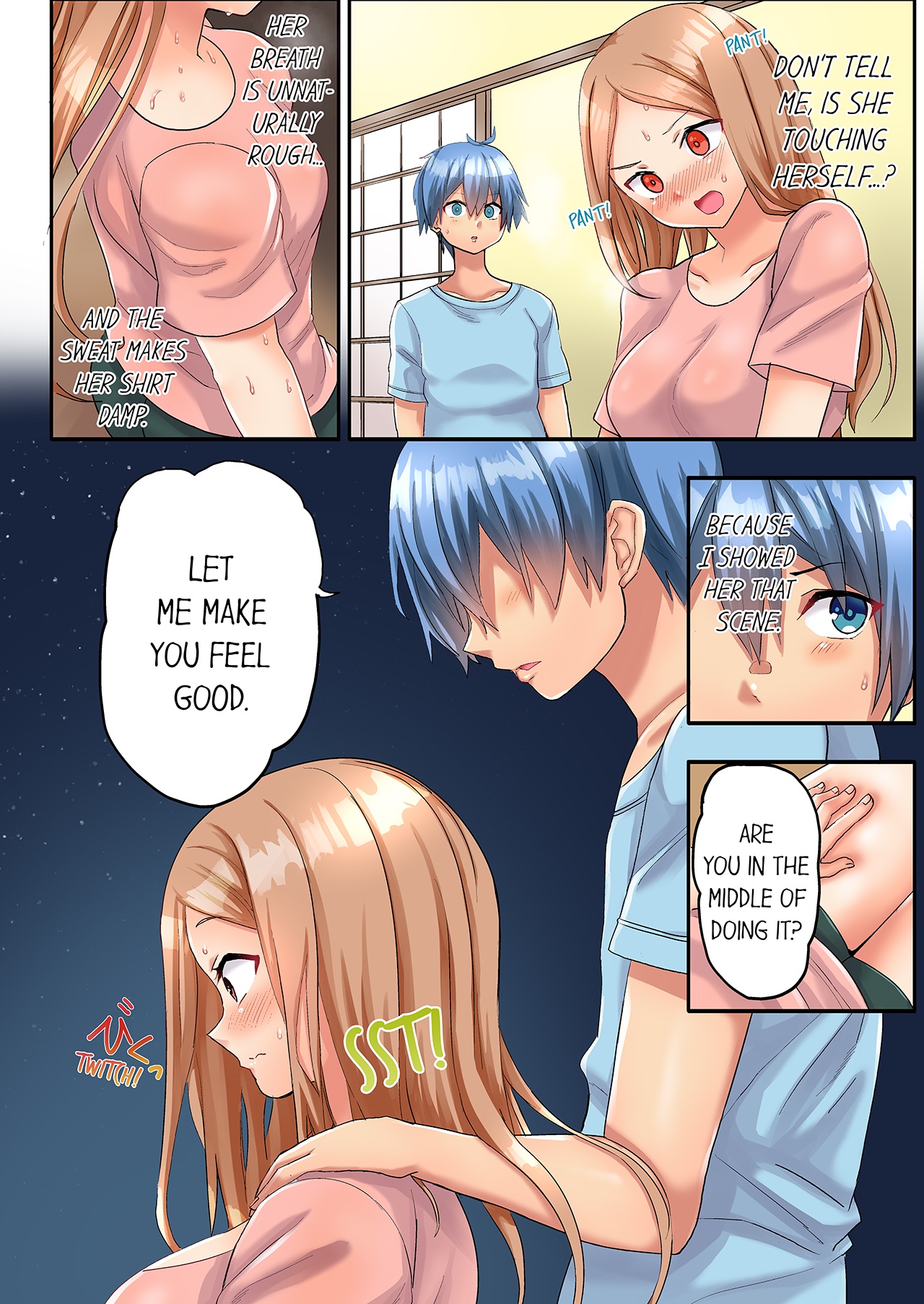 [Kazutaro] Hitozuma Volley-bu no Asedaku SEX ~Shower Abinagara Mitchaku Shichau? 1-4 | Married Women's Volleyball Club Sweaty Sex - We're Being Glued Together While Taking A Shower? 1-4 [English] page 95 - milf sweating hentai manga - read online free