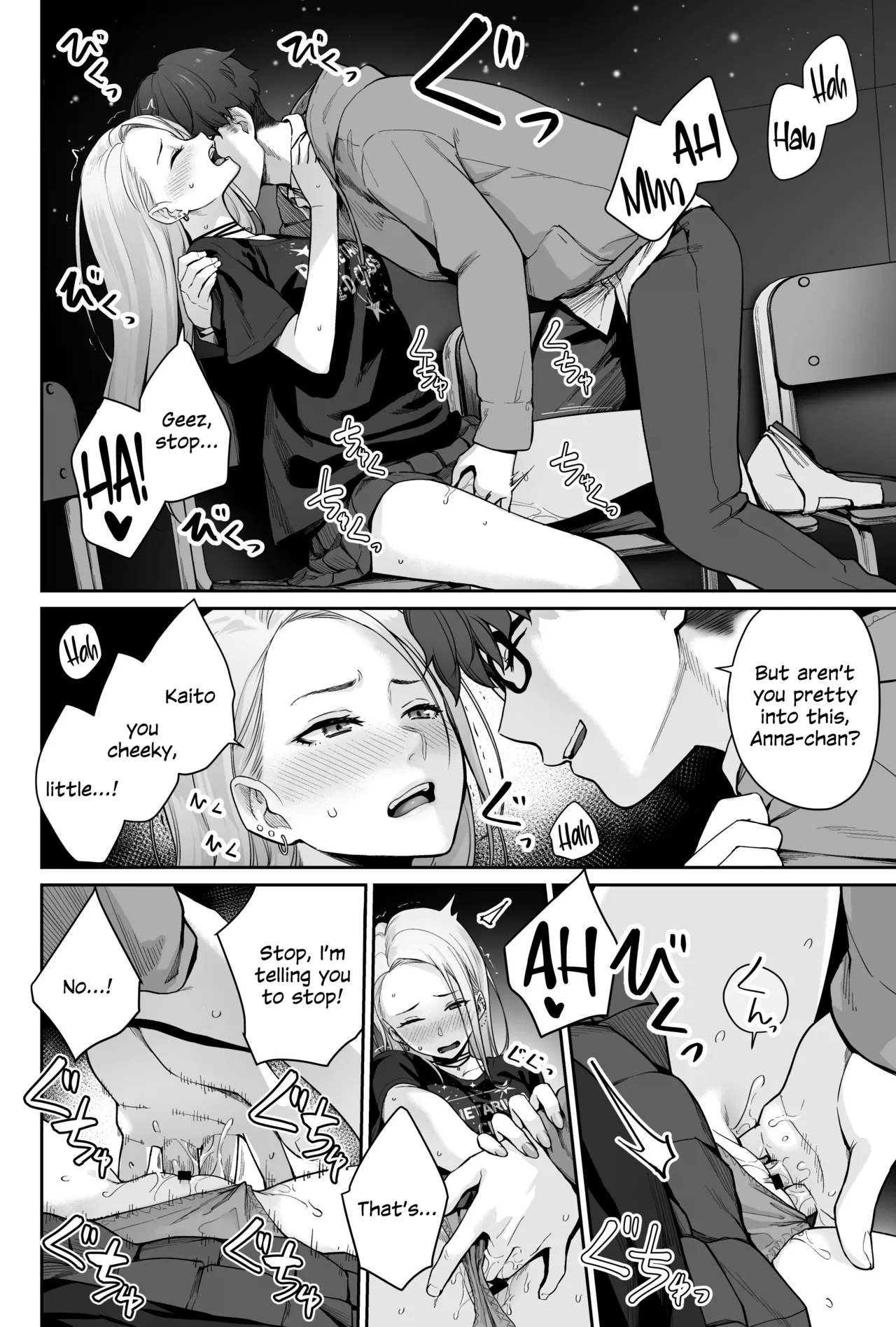 Sora no Hoshi wa Tada no Hikari page 48 original parody - kissing leg lock hentai manga - read online free