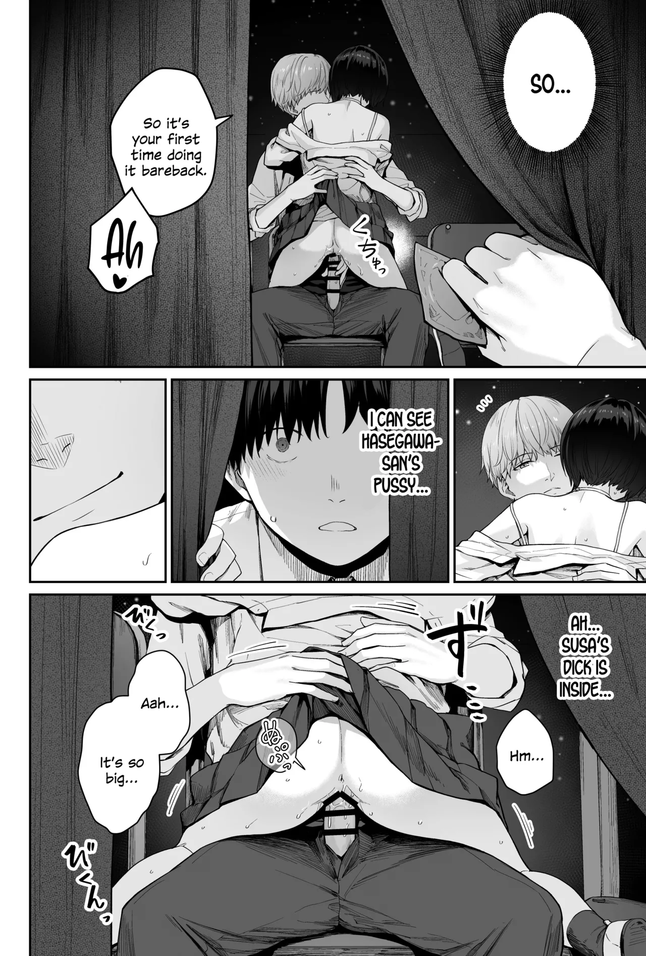 Sora no Hoshi wa Tada no Hikari page 94 original parody - kissing leg lock hentai manga - read online free