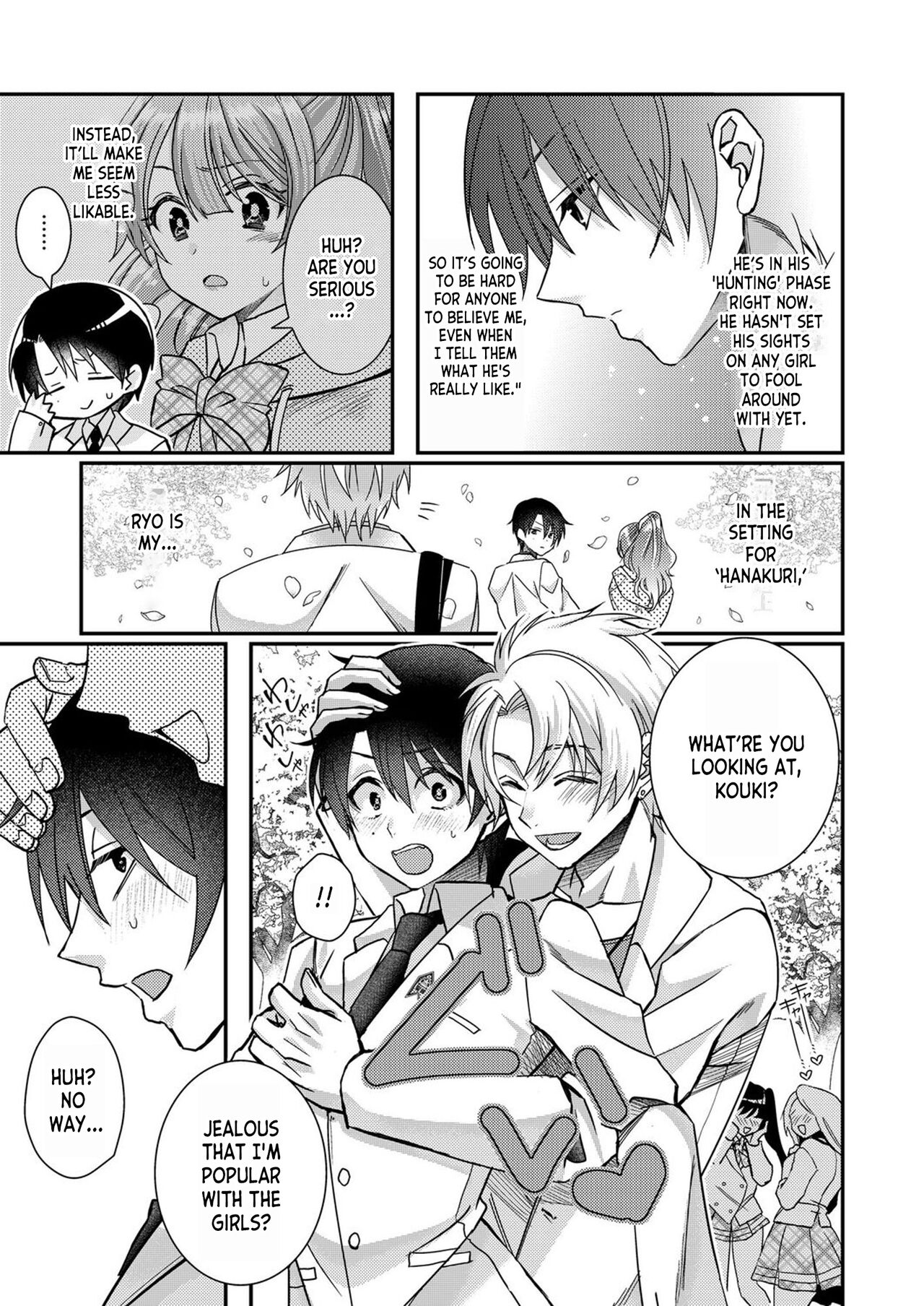 Eroge Sekai ni Tensei Shita ore ga, Oshi e no ai de Netorare Hiroin o Shiawaseni Suru. ch.1-6 page 35 - kissing big breasts hentai manga - read online free