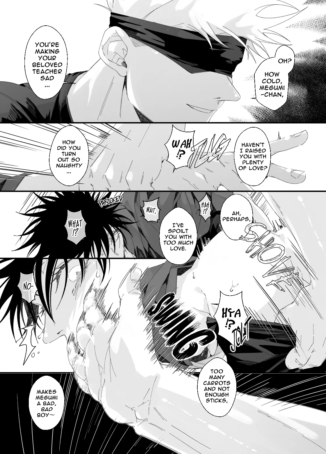 He loves me, loves me not? page 20 featuring satoru gojo jujutsu kaisen parody - spanking uncensored hentai manga - read online free