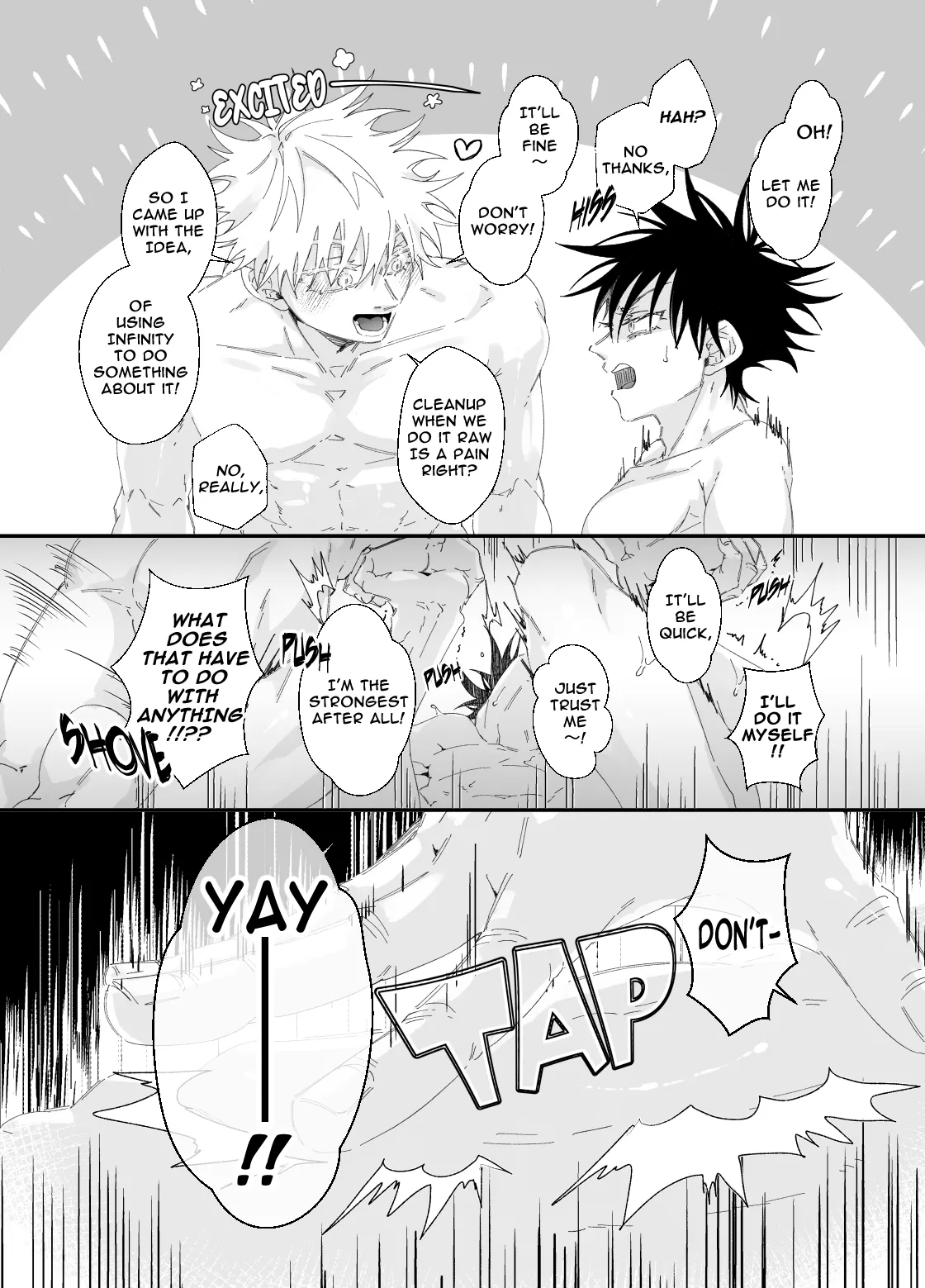 He loves me, loves me not? page 53 featuring satoru gojo jujutsu kaisen parody - spanking uncensored hentai manga - read online free