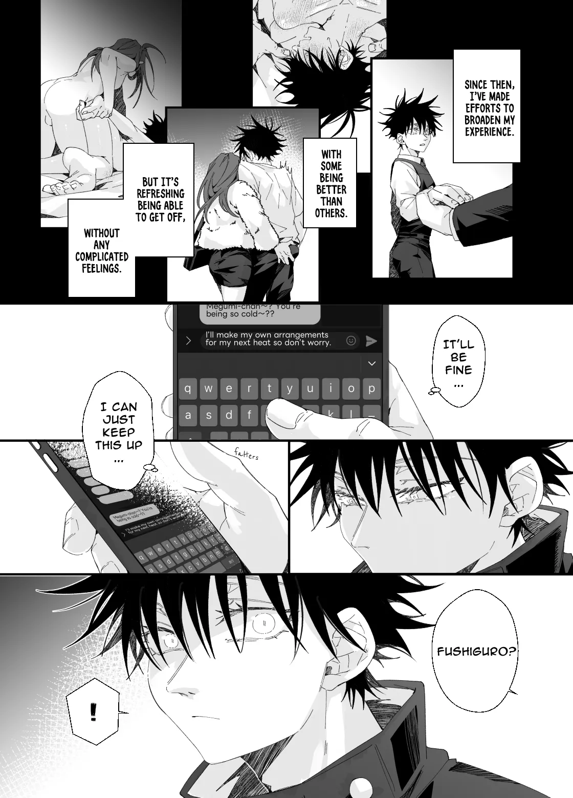 He loves me, loves me not? page 9 featuring satoru gojo jujutsu kaisen parody - spanking uncensored hentai manga - read online free