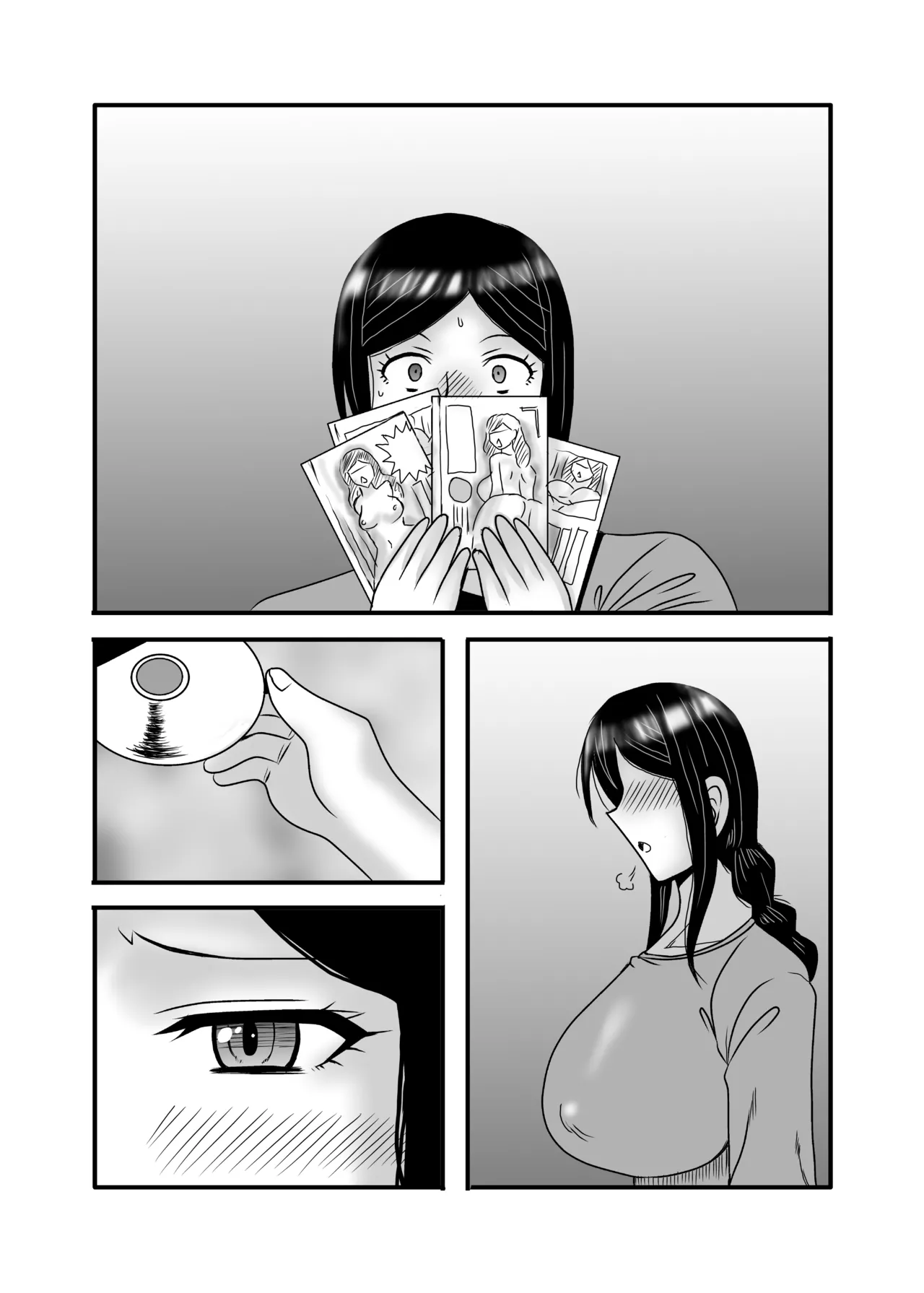 Yasashikute Kyonyuu no Okaa-san ga Musuko Chinpo de Baka ni Nacchau Hanashi 3 page 86 original parody - milf big breasts hentai manga - read online free