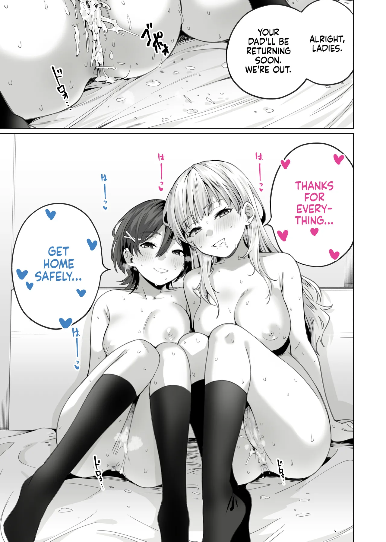 [Itabira Yasai] Saimin Haitatsu Nichiroku ~Shimai wa Nakayoshi Mama ni Naru~ | Hypnosis Delivery Record ~A Pair of Sisters Becoming Mommies~ [English] [Xzosk] [Decensored] page 55 original parody - mmf threesome group hentai manga - read online free